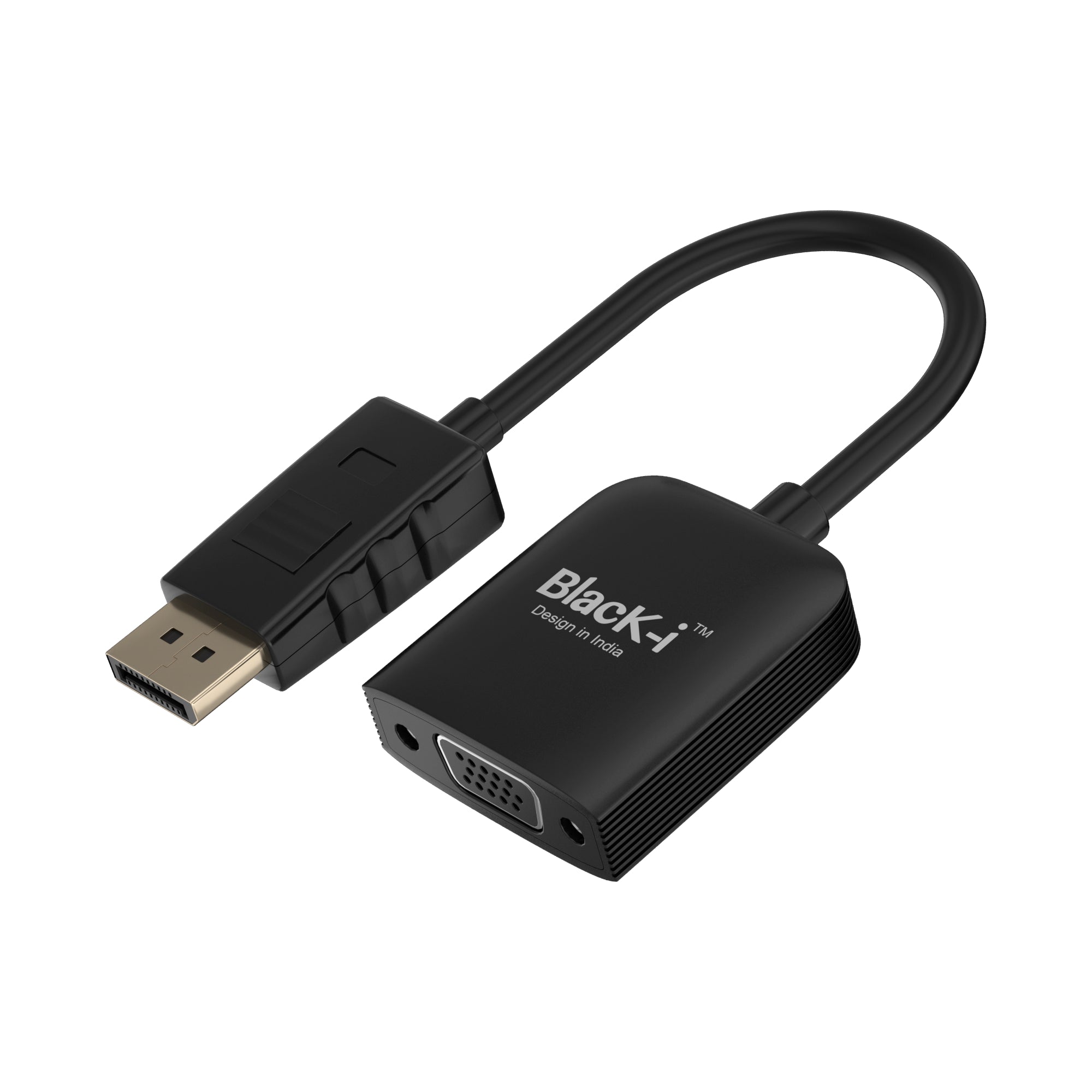 VGA to HDMI + VGA adapter cable, m, black (A-VGA-HDMI)