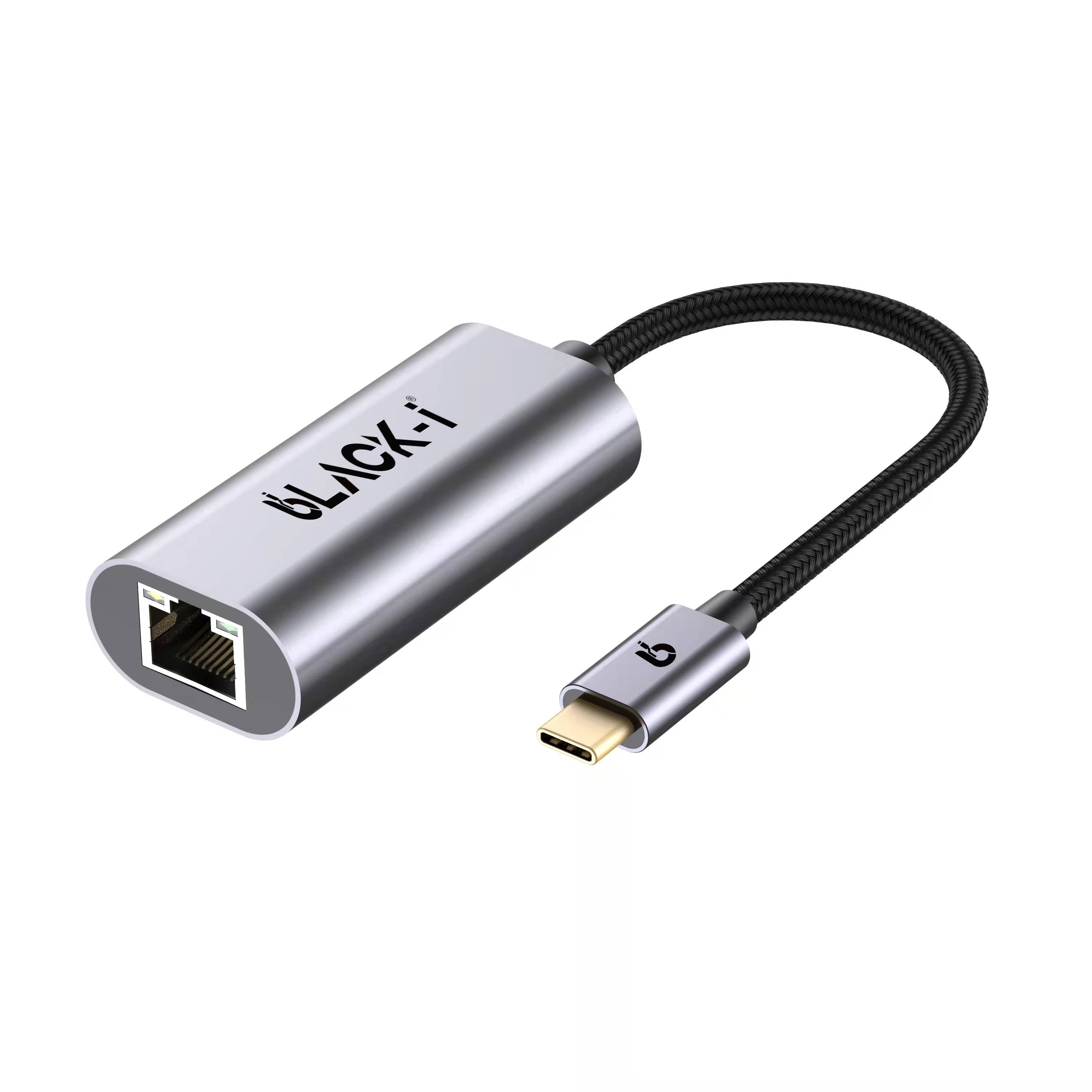Black-i USB-C to Gigabit LAN Converter