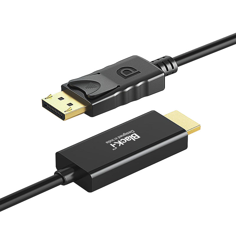 Black-i DisplayPort to HDMI 4K Cable