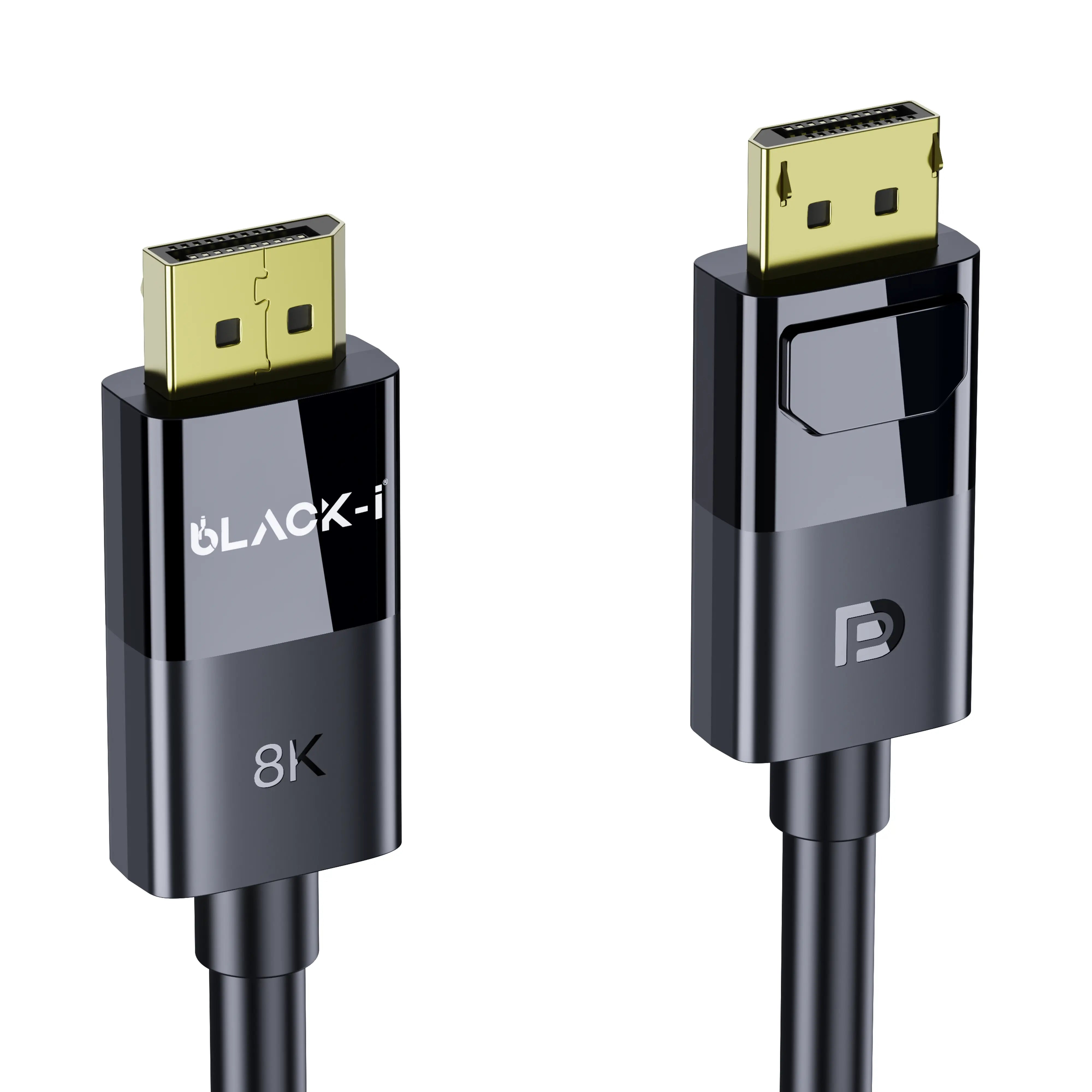 8k DisplayPort cable - Black-i