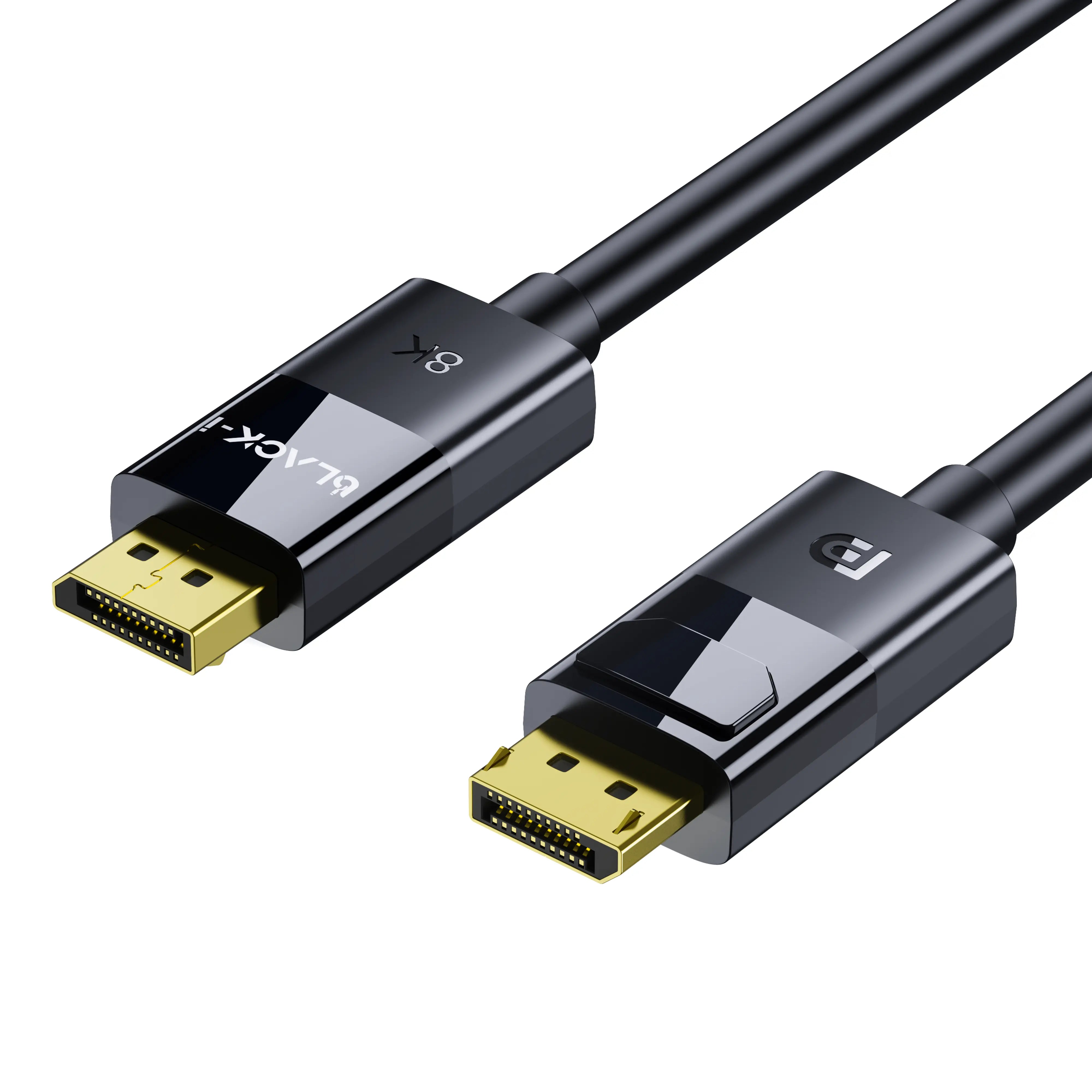 8k DisplayPort cable - Black-i