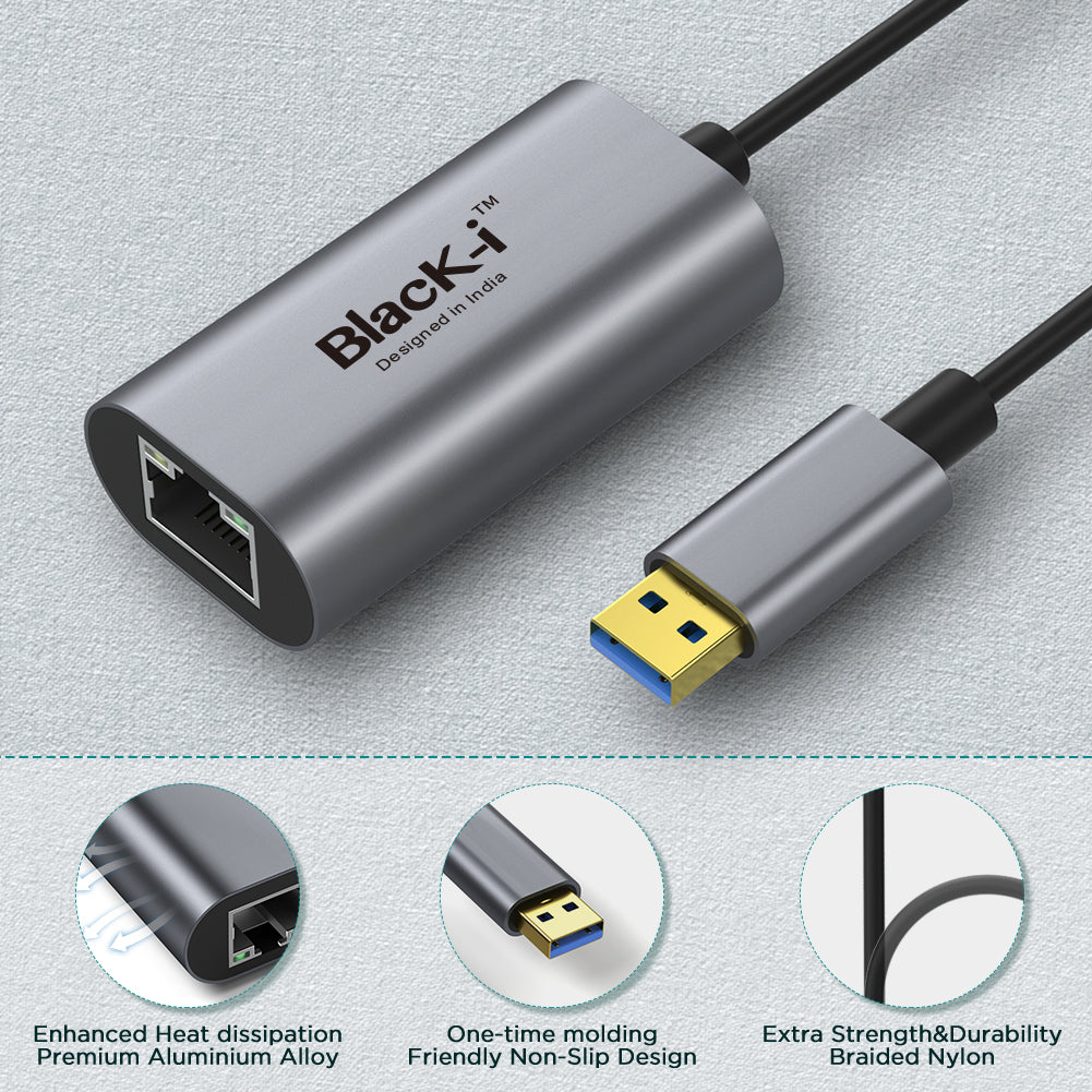 Black-i USB to lan converter