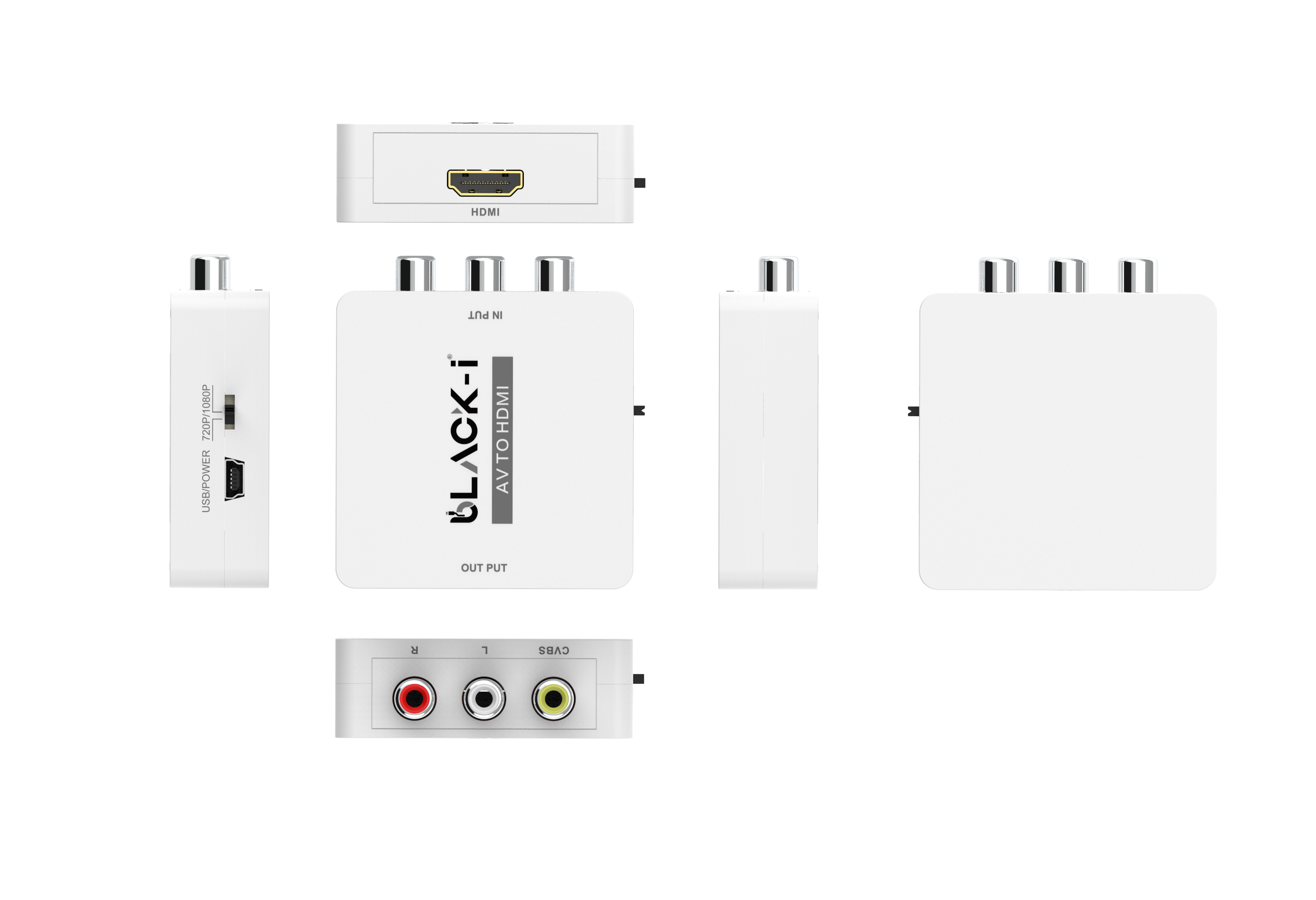 Black-i AV to HDMI Signal Converter