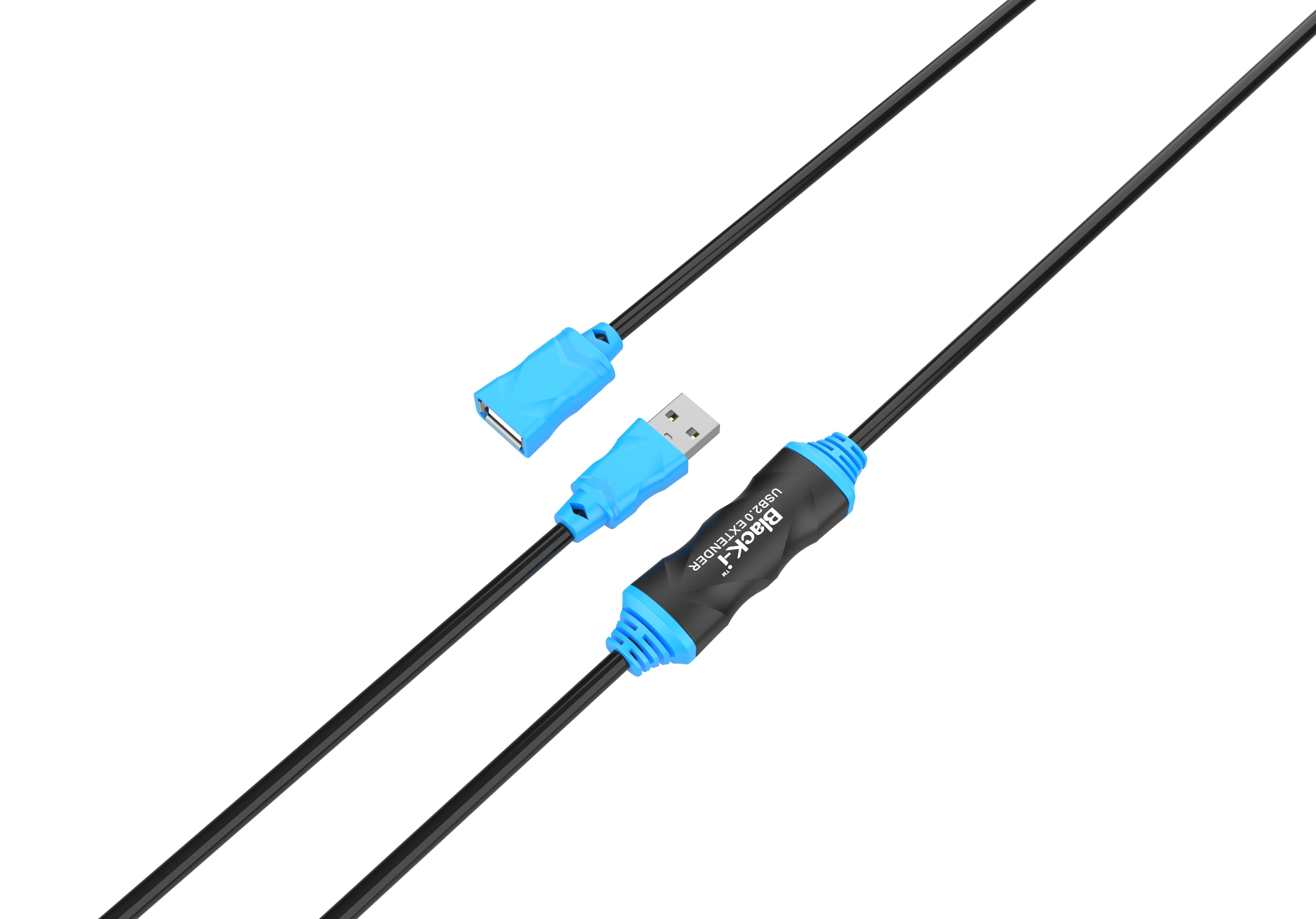 Black-i USB 2.0 Extension Cables with Amplifier