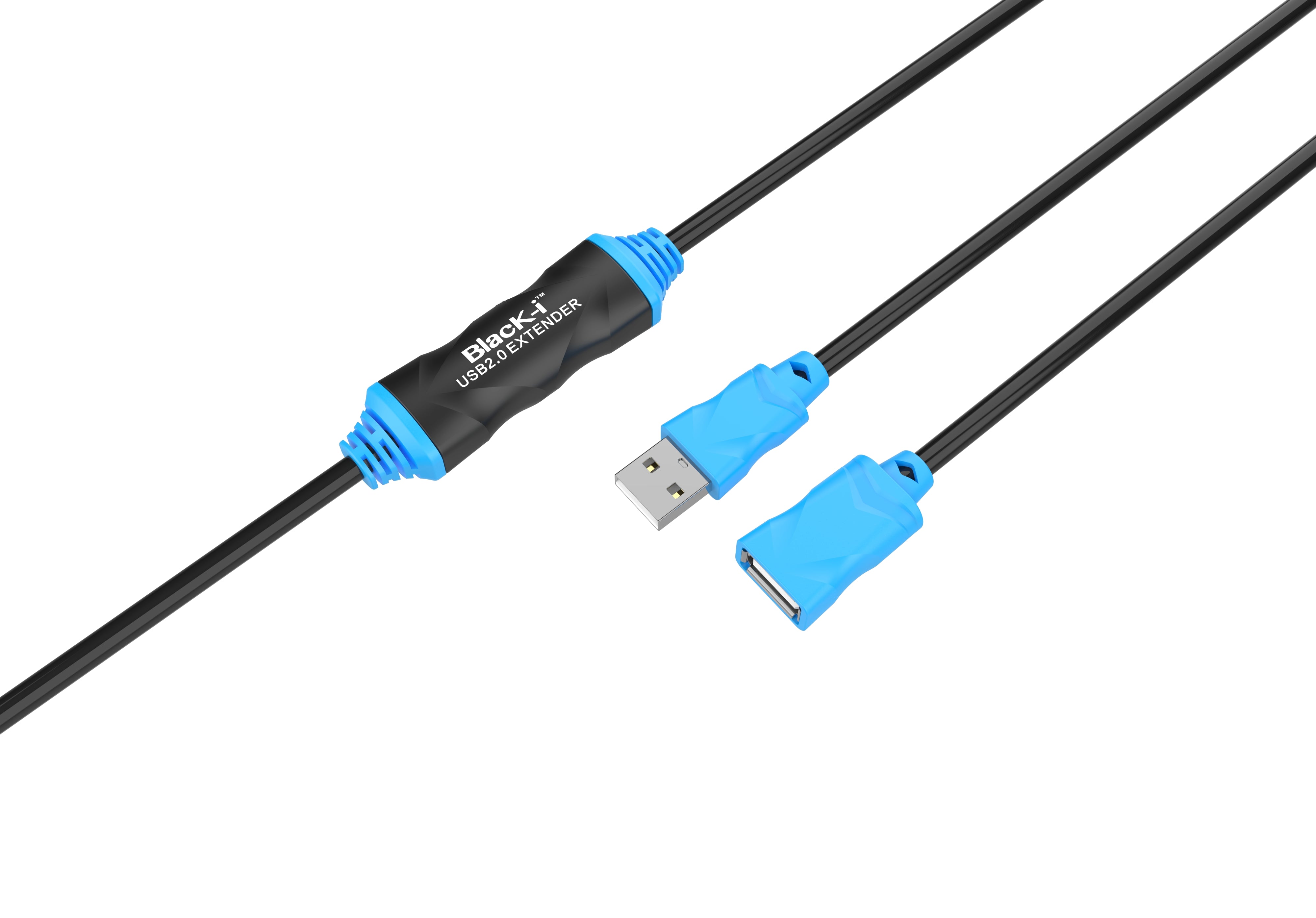 Black-i USB 2.0 Extension Cables with Amplifier