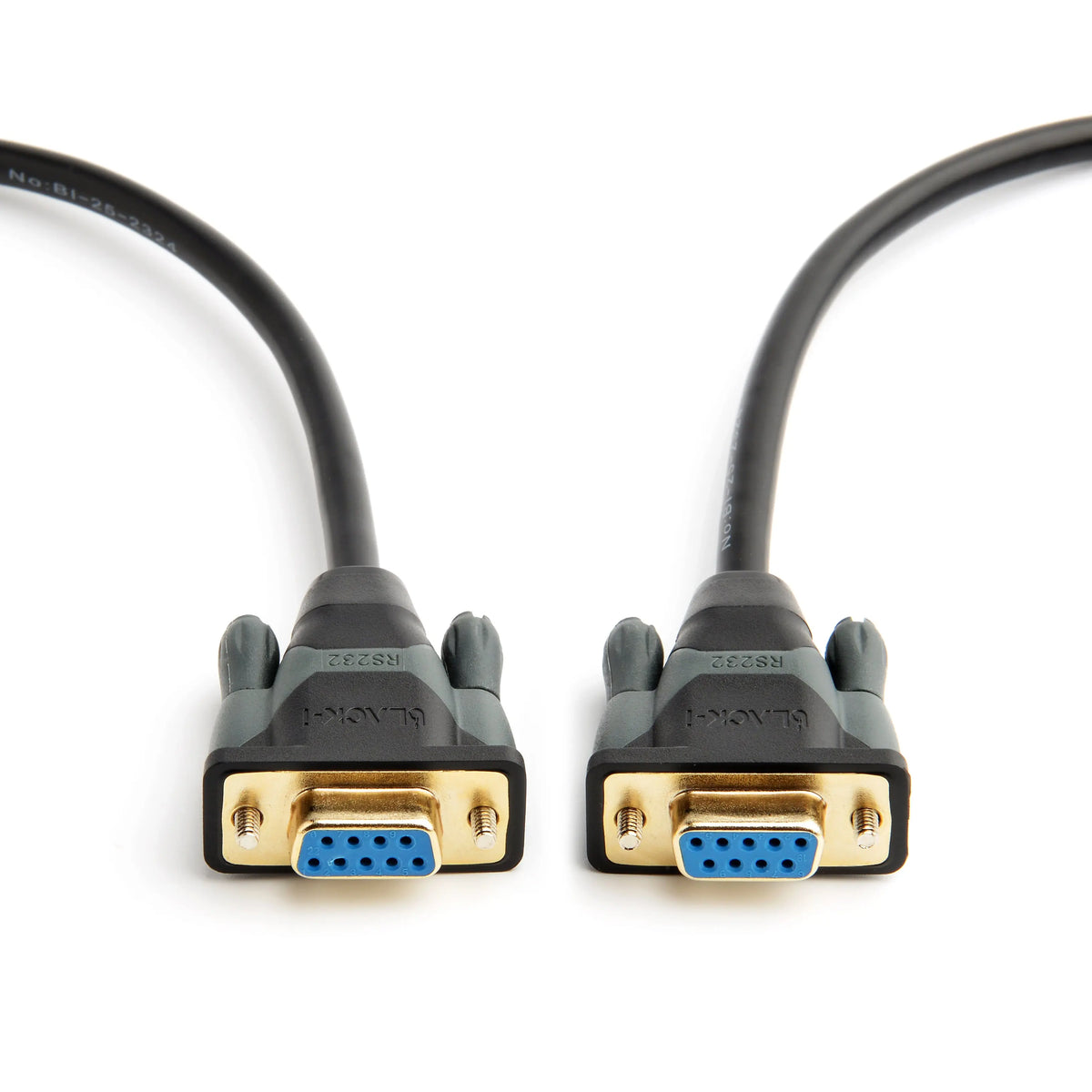 Black-i 9 Pin Serial RS232 Female to Female 1.8 Meter Cable - Black-i