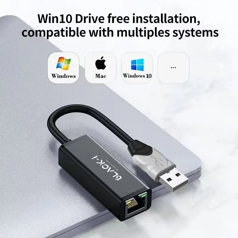 Black-i USB 2.0 to LAN 10/100 Mbps Converter