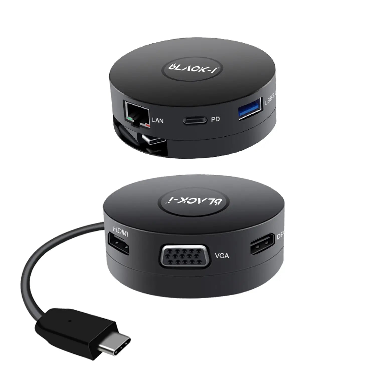 Black-i USB-C Hub 6 in 1