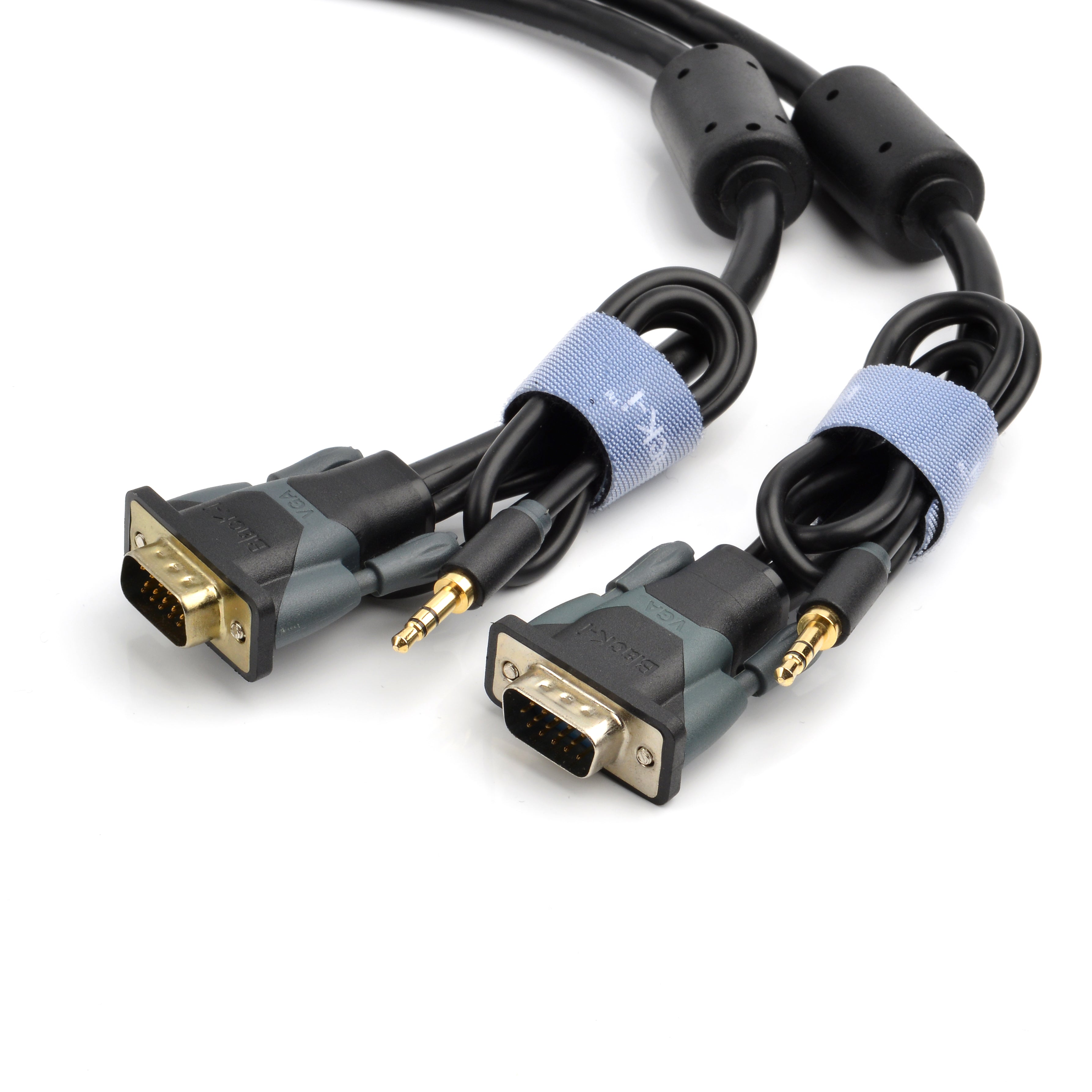 Black-i VGA Cable with 3.5mm Audio