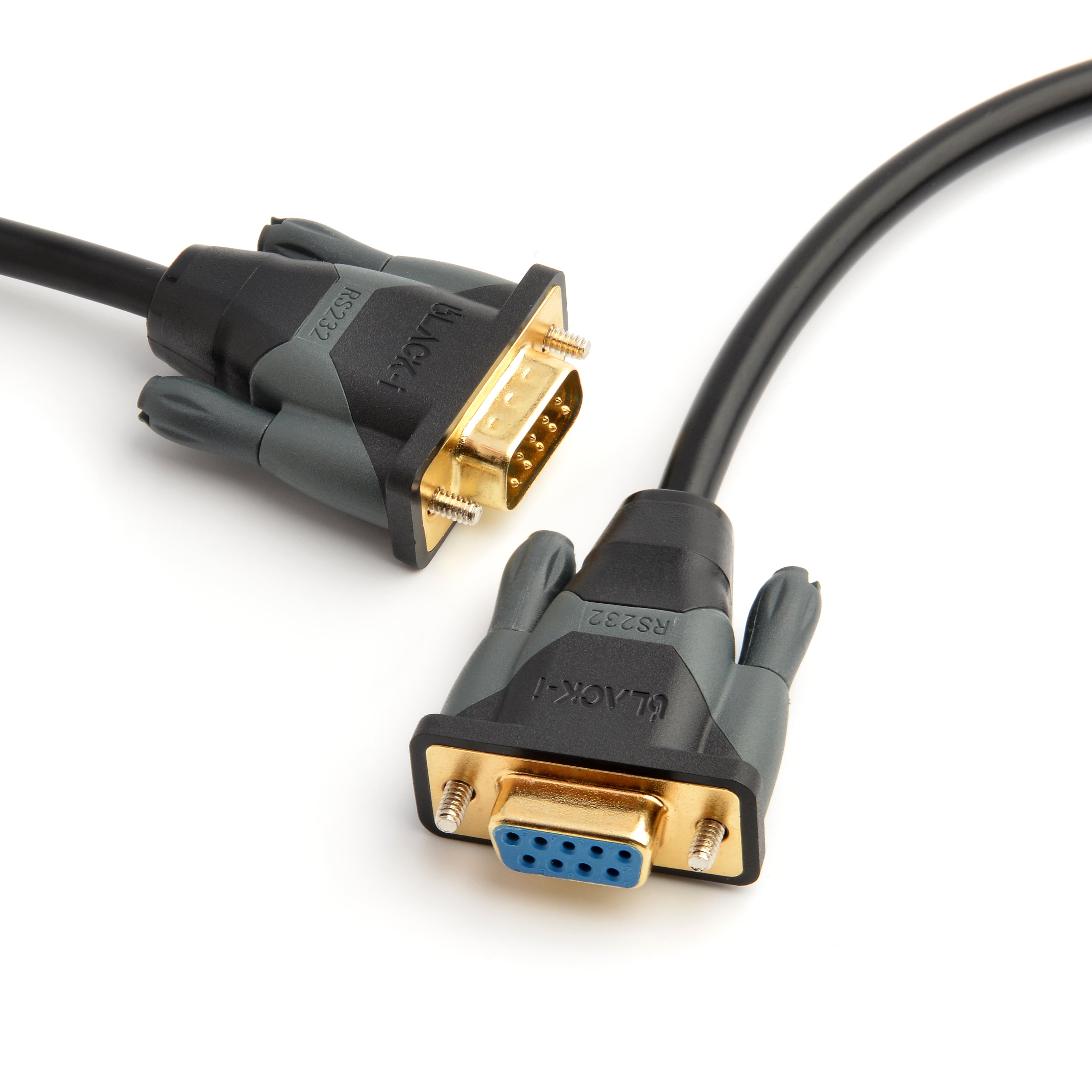 Black-i DB9 Male to Female cable