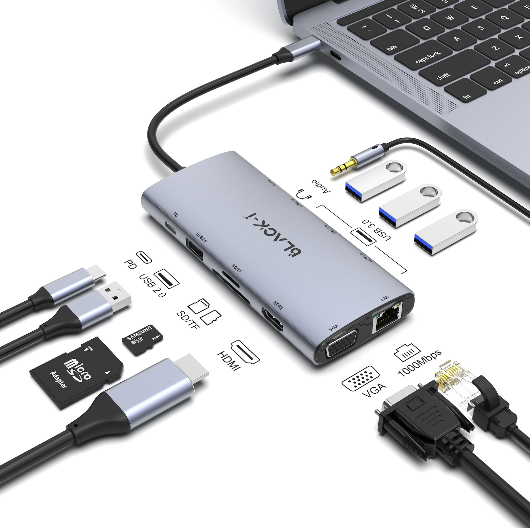 Mastering Connectivity: A Deep Dive into the Black-i USB-C 10-in-1 Docking Station