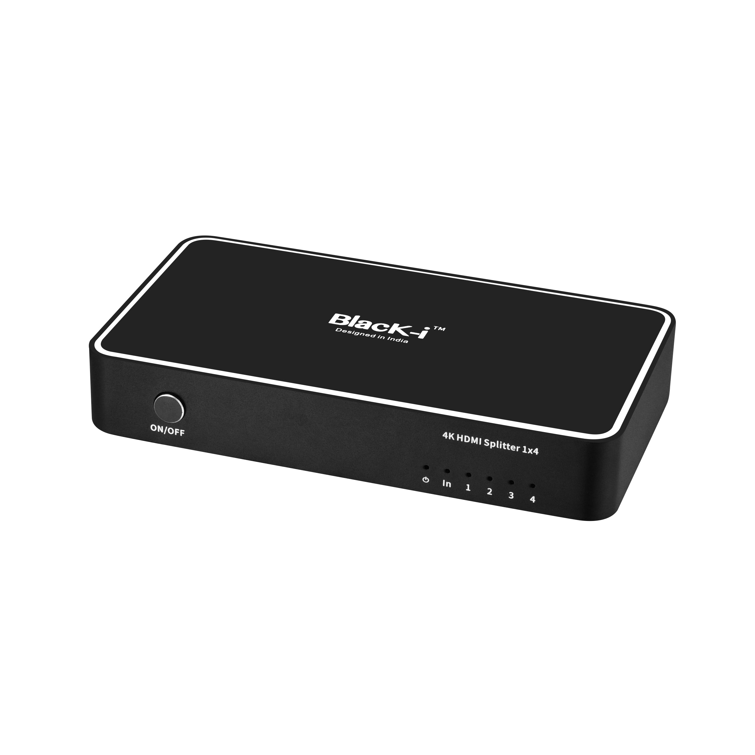 Black-i HDMI Splitter - 1 Input 4 Output – Seamless Signal Distribution for Expanded Multimedia Display