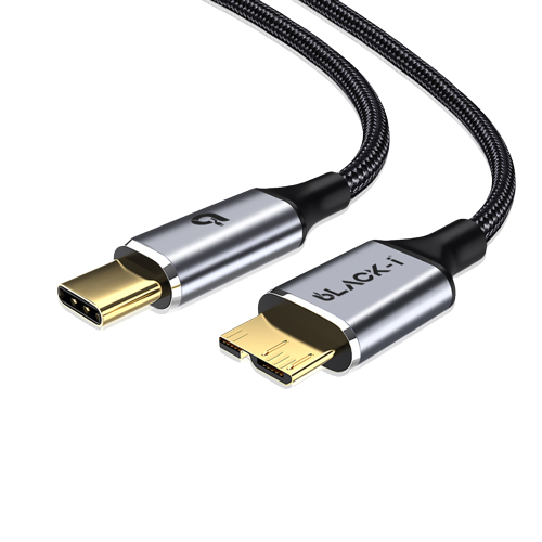 Black-i USB-C to Hard Disk Cable – Reliable Connectivity for Swift Data Transfer and Efficient Hard Disk Access