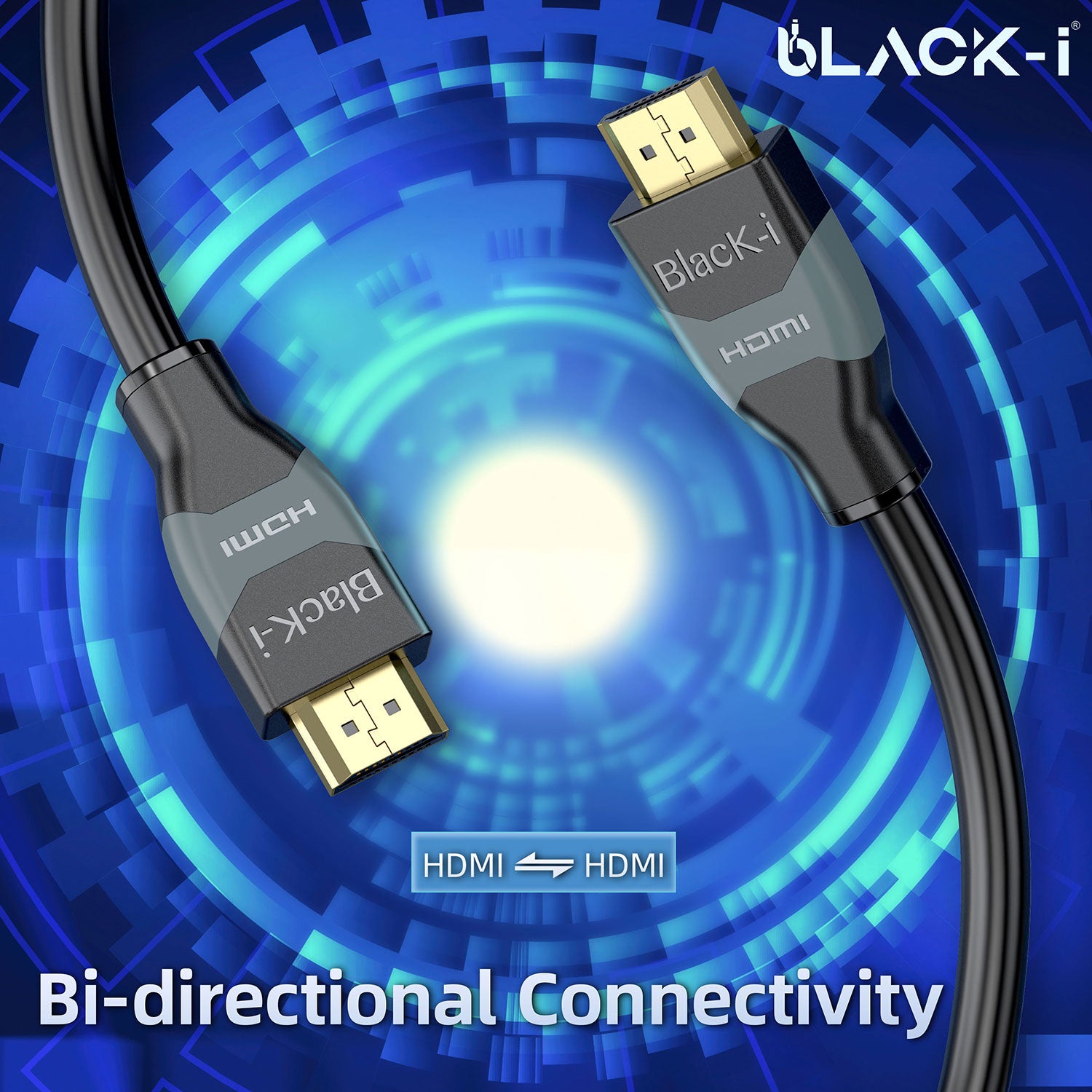Black-i HDMI 4k cable with ethernet support