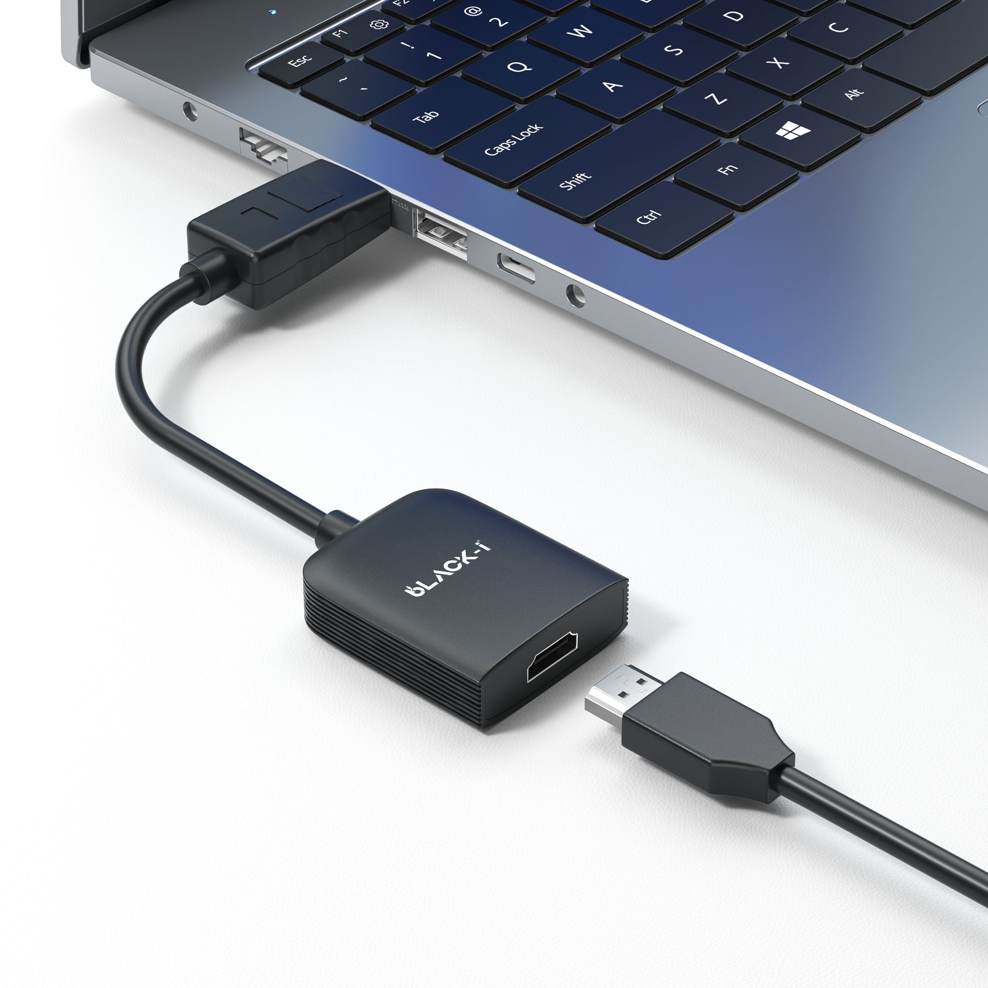 Black-i DisplayPort to HDMI 4K Converter – Elevate Your Display Experience with High-Quality Connectivity