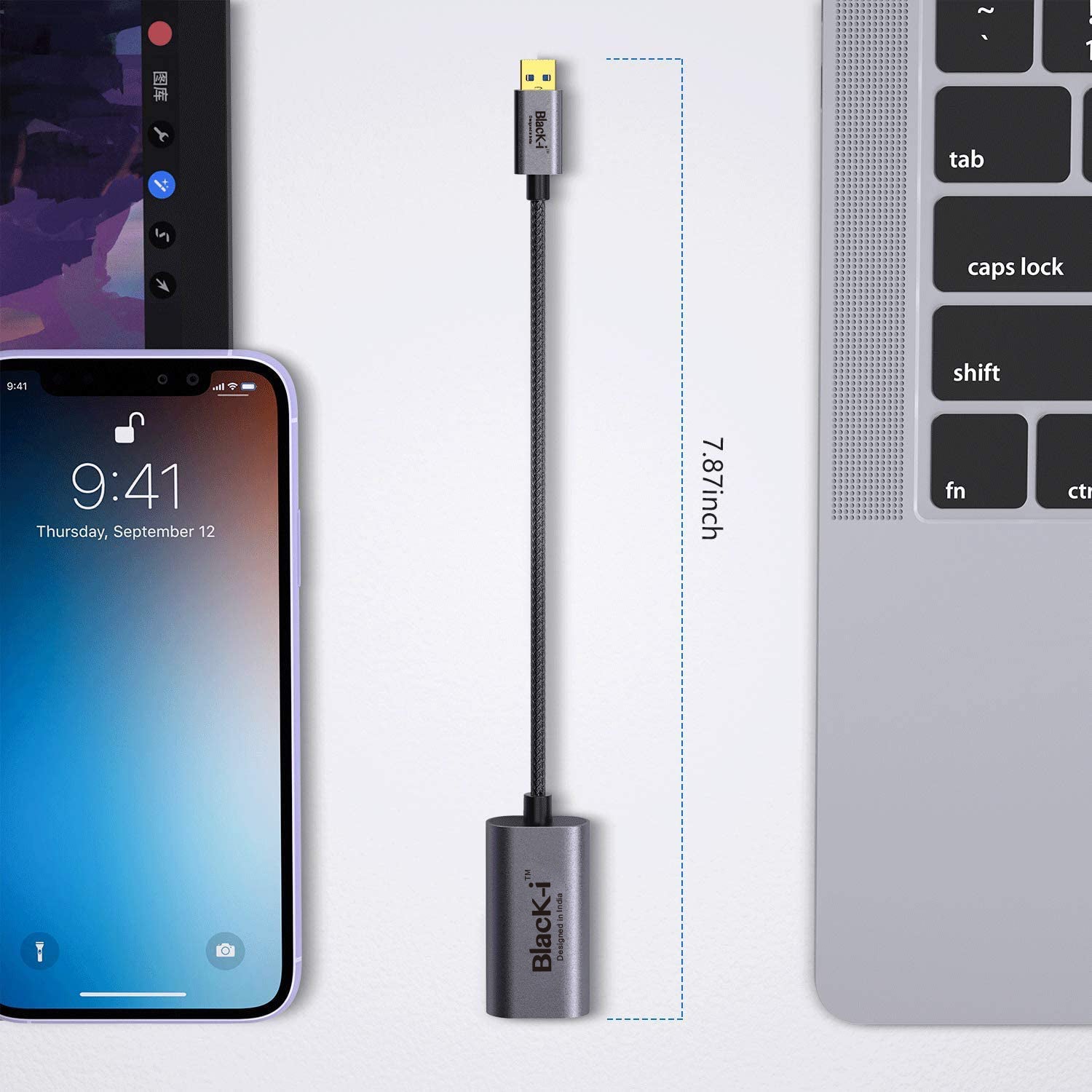 Black-i USB 3.0 to VGA Converter – Effortless Display Expansion for Enhanced Connectivity and Visual Experience