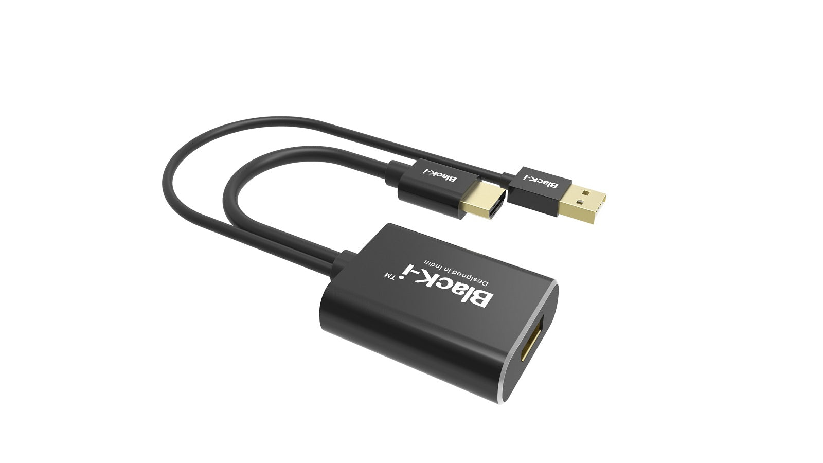 Black-i HDMI to DisplayPort Converter – Effortless Signal Conversion for Superior Display Connectivity
