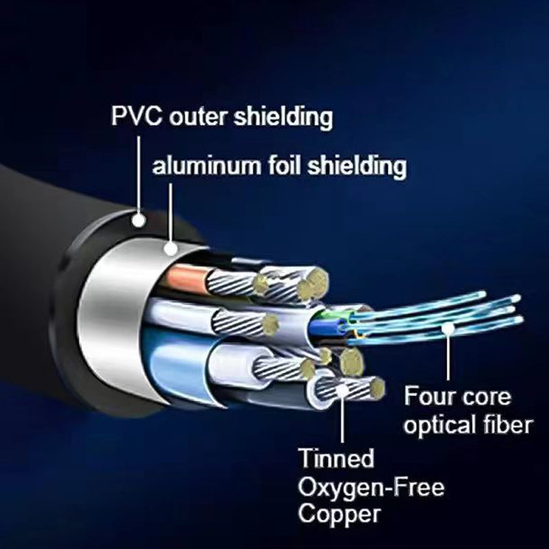 Black-i Ultra High-Speed Cable - 8K@60Hz Optical Fiber Cable – Unleash Ultimate Clarity and Performance for Immersive Visuals