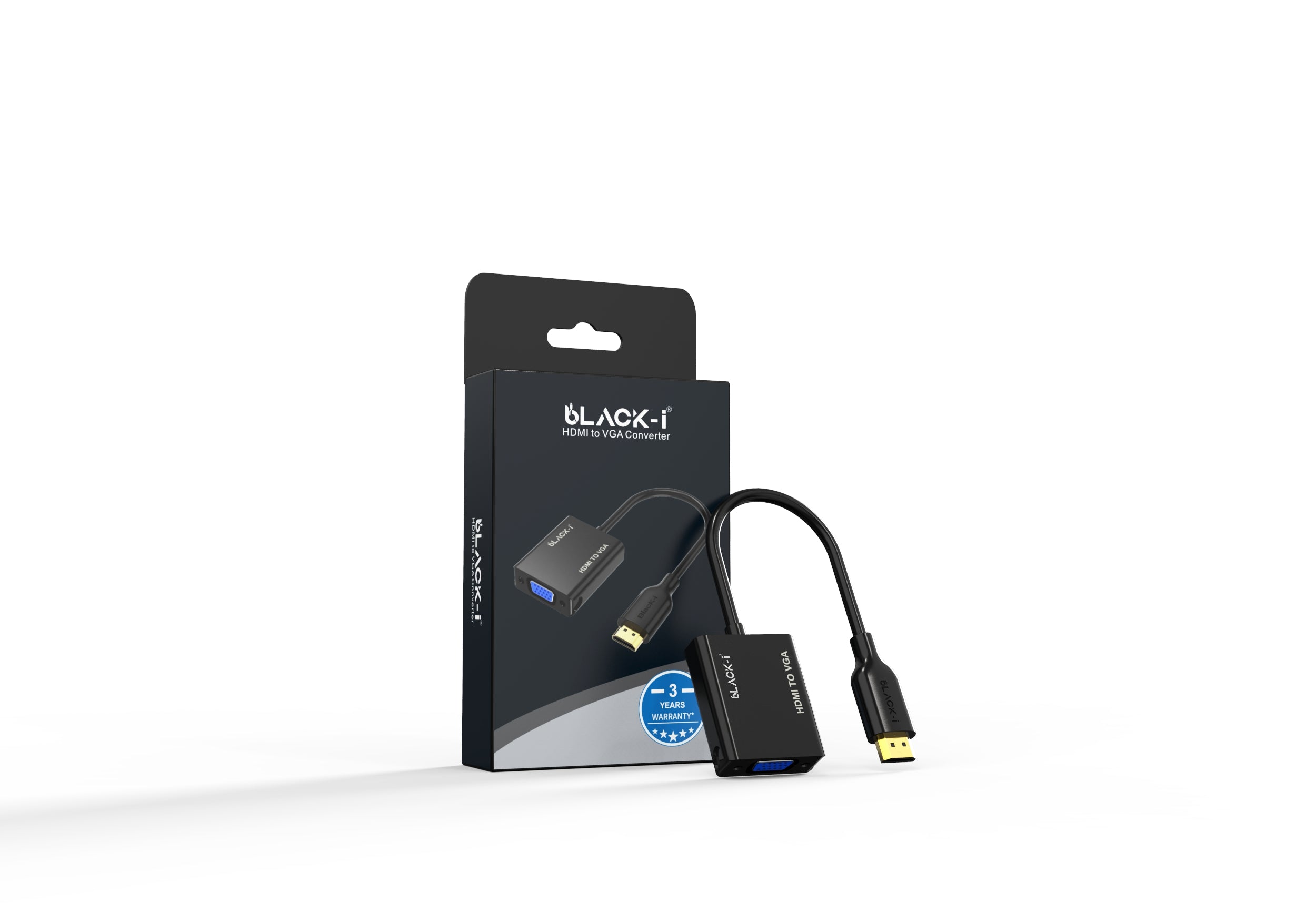 Black-i HDMI to VGA Converter – Connect with Versatility for Enhanced Visual Display