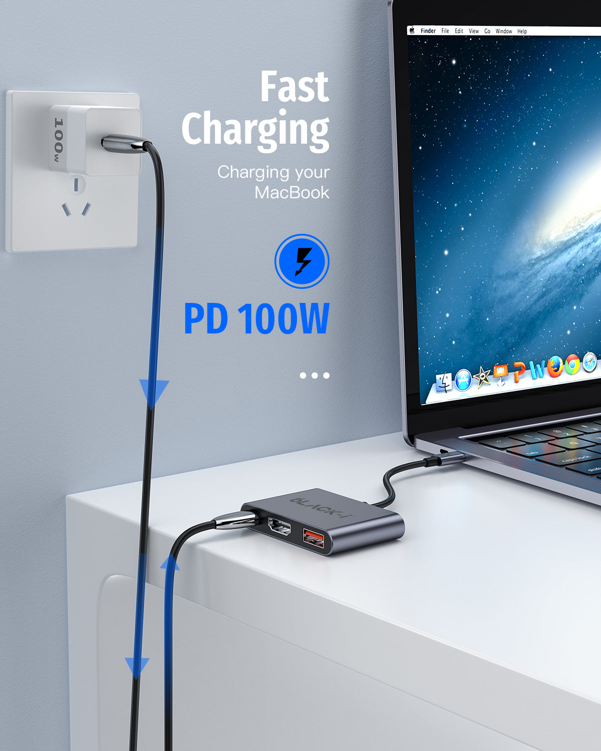 Black-i USB-C Hub 