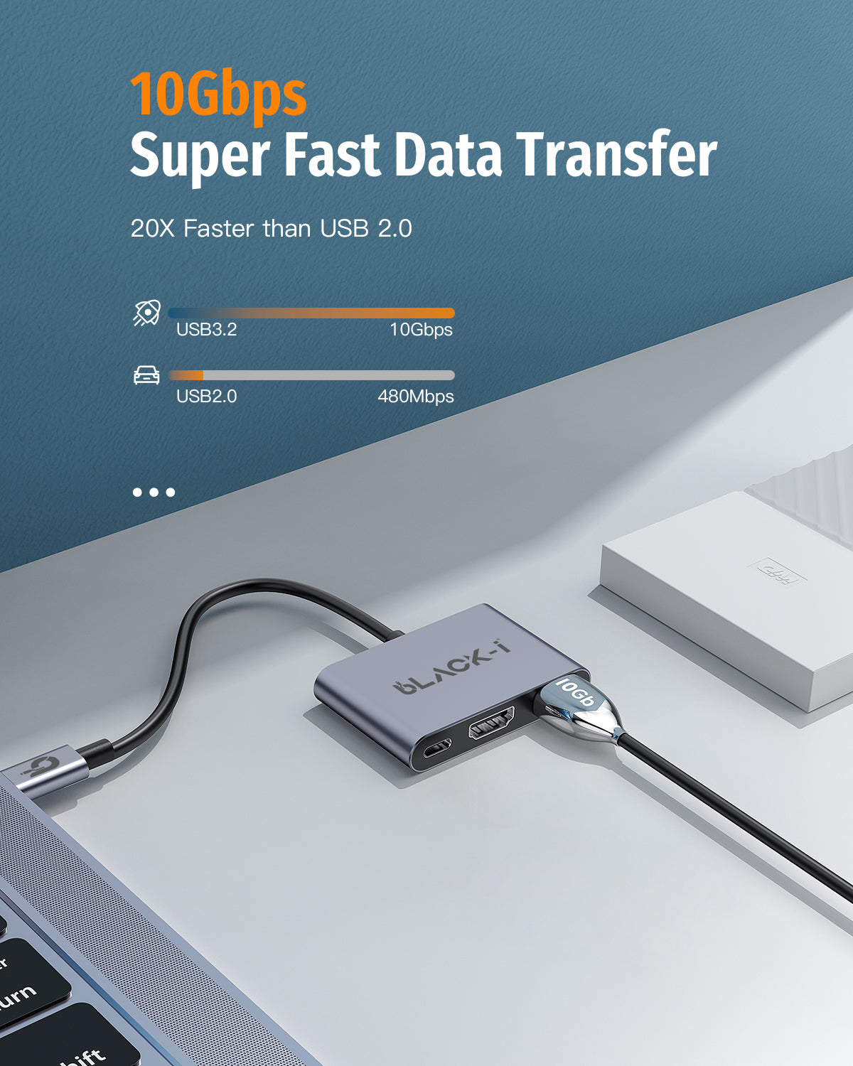 Black-i USB-C Hub 