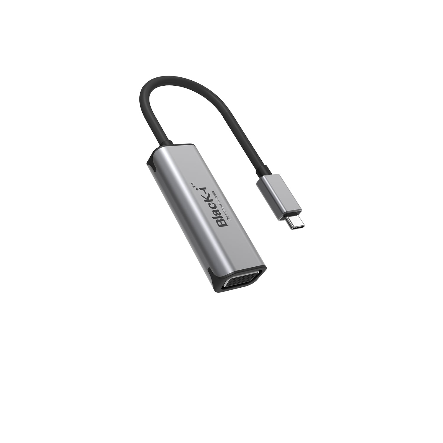 Black-i USB-C to VGA Converter – Effortless Connectivity for Enhanced Visual Display in a Compact Design