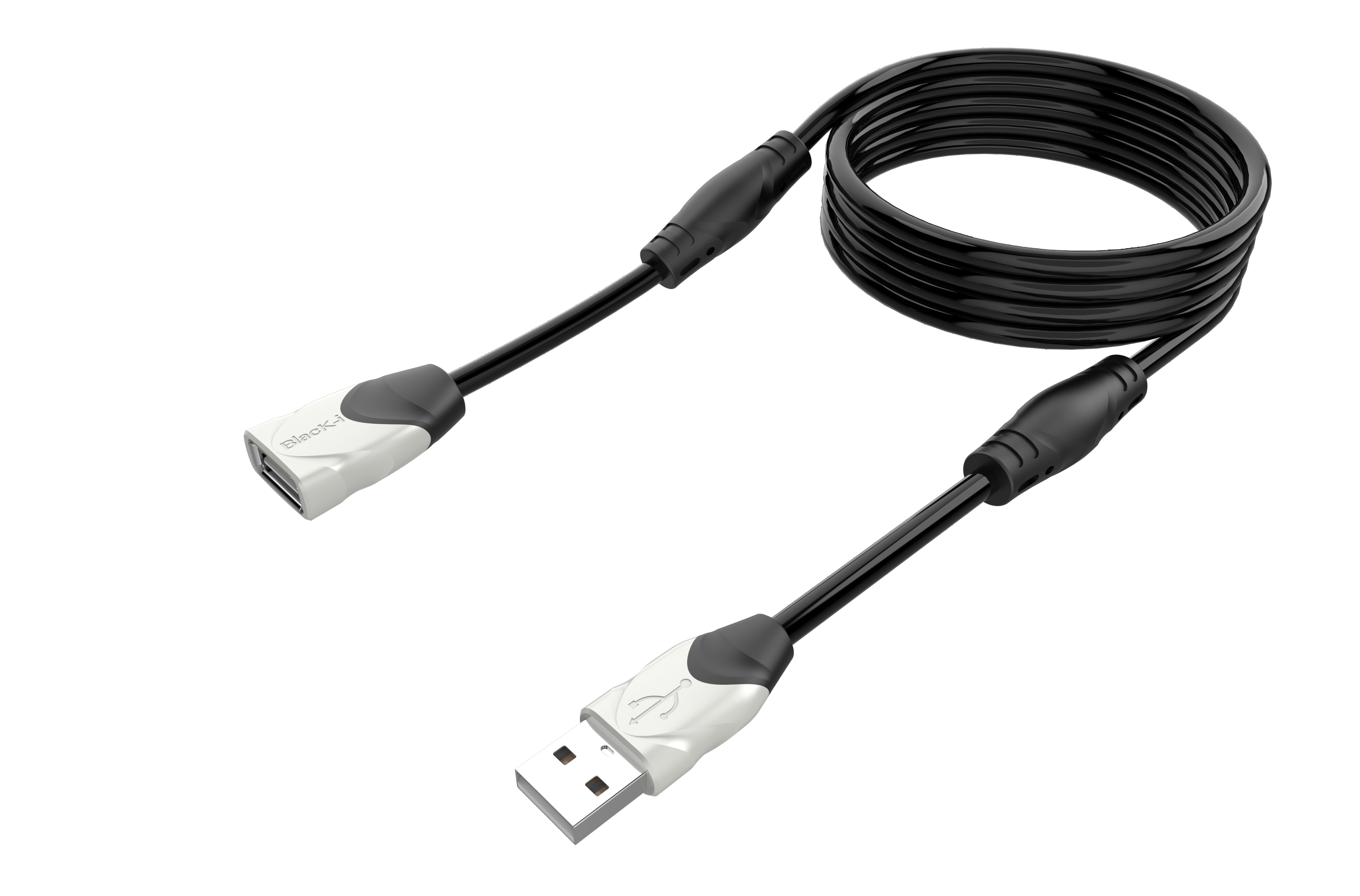 Black-i USB 2.0 Extension Cable – Extend Your Reach for Seamless Connectivity and Data Transfer