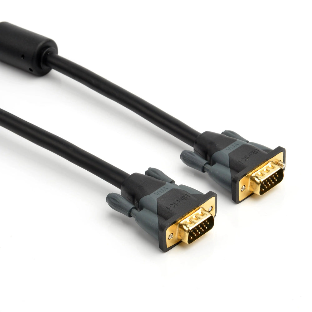 Black-i 15 Pin VGA Male to Male Cable - Black-i