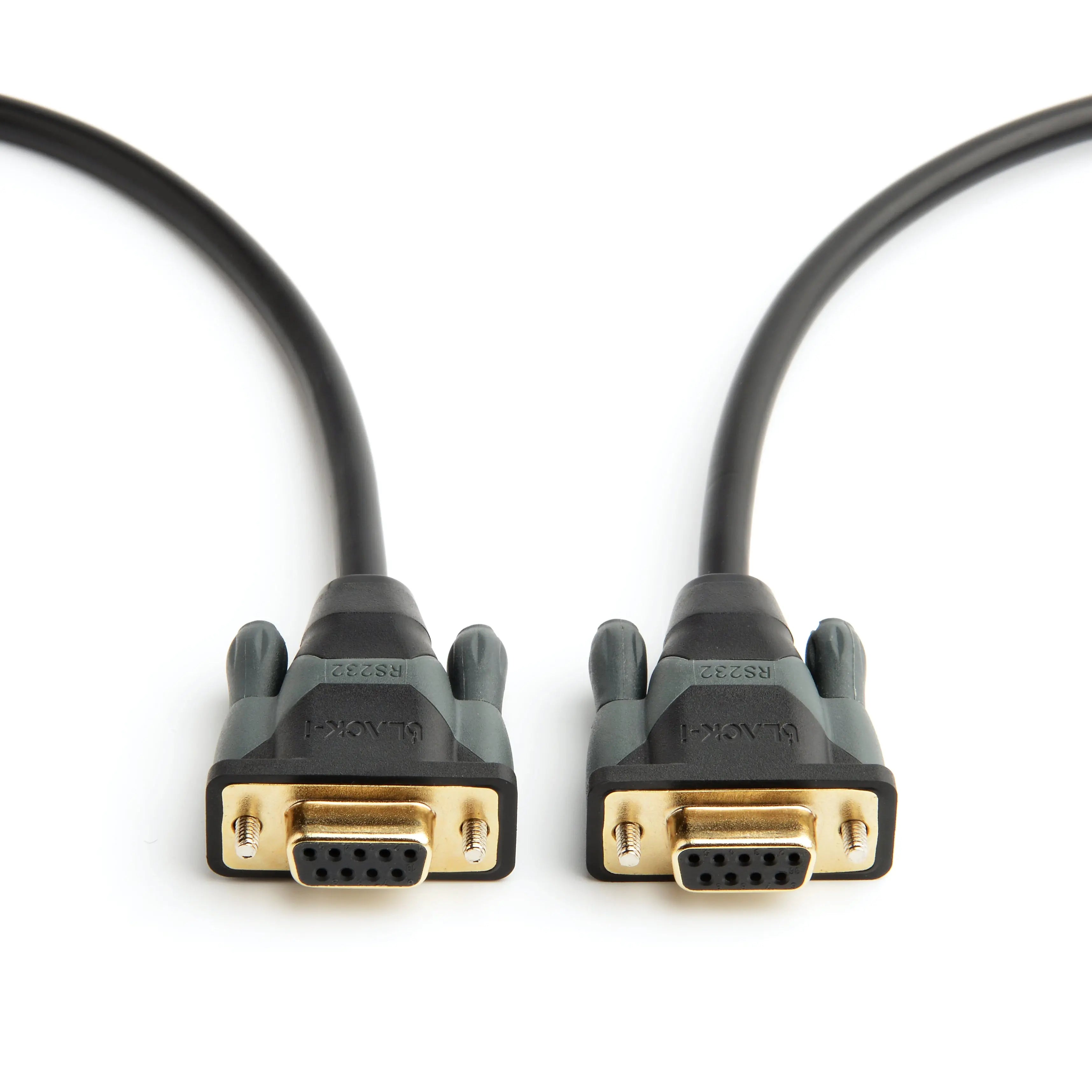 Black-i 9 Pin Serial RS232 Female to Female Cross 1.8M Cable 