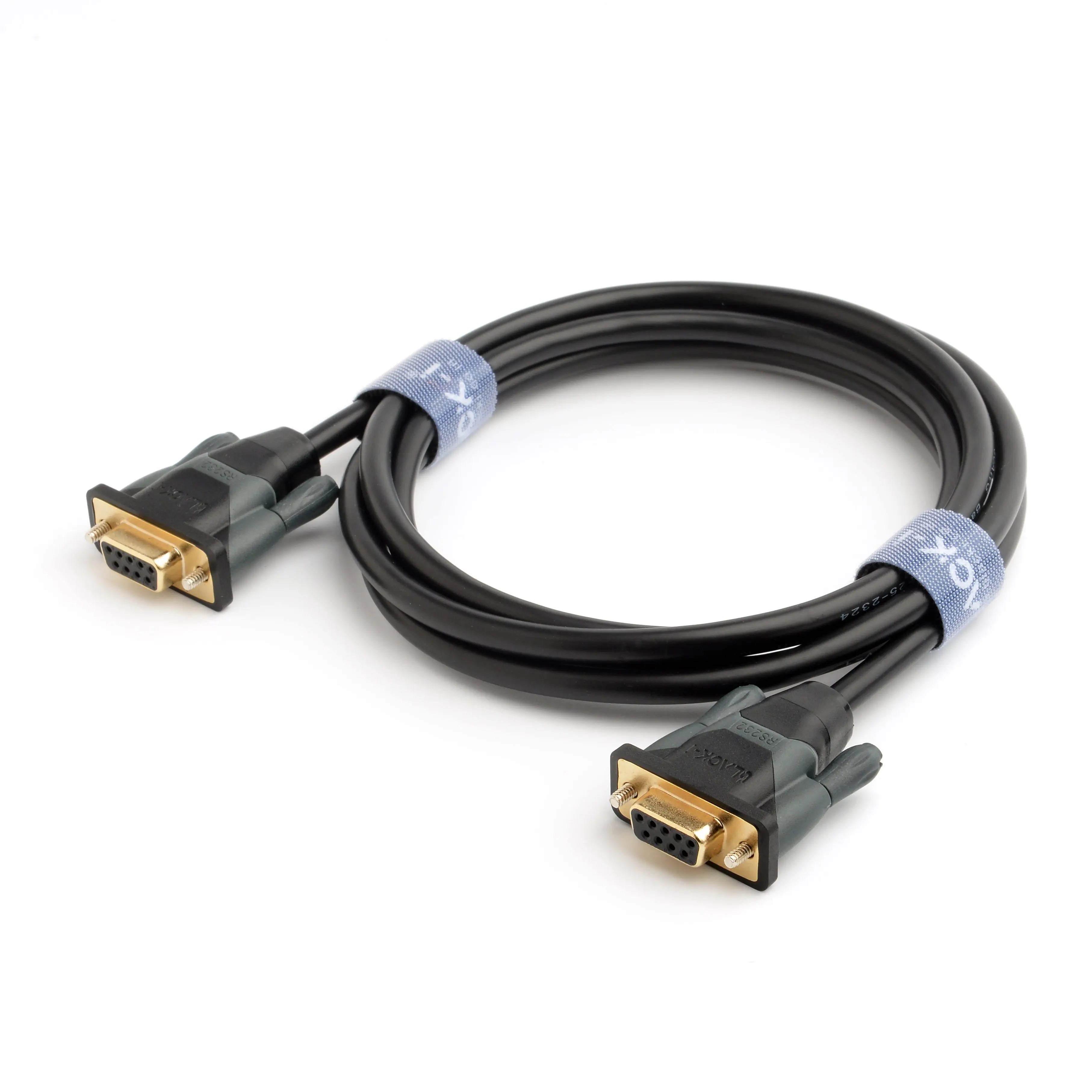 Black-i 9 Pin Serial RS232 Female to Female Cross 1.8M Cable 