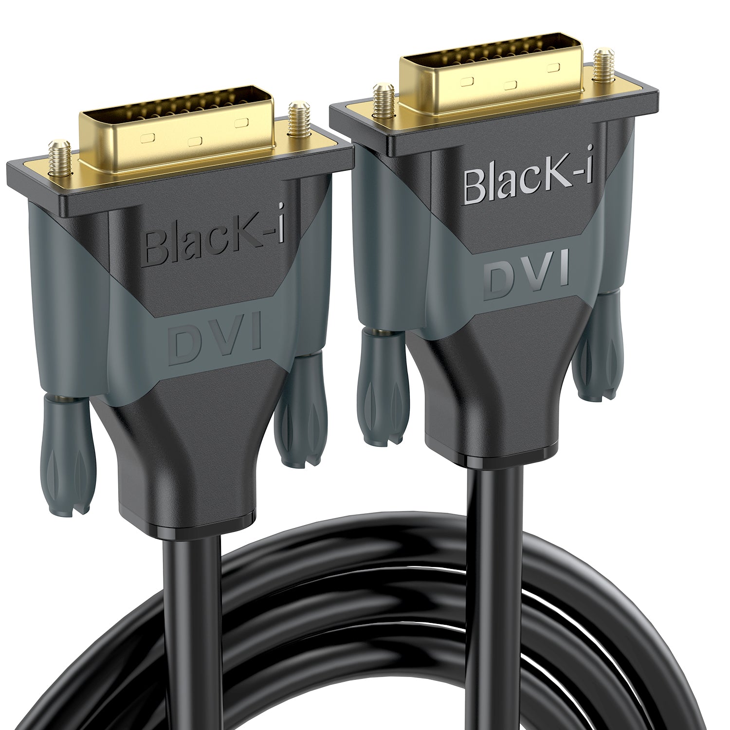 Black-i DVI-D Male to Male Cable 