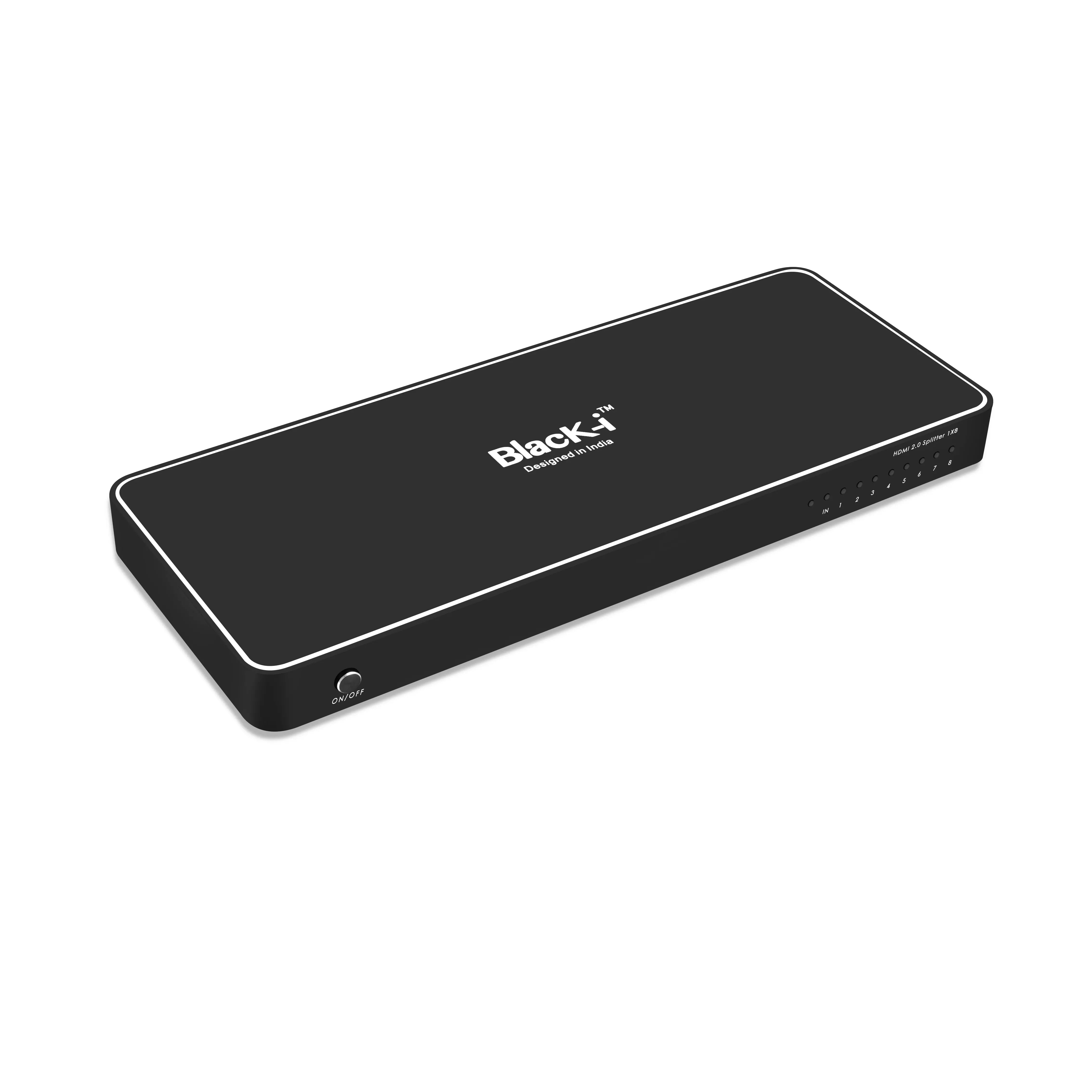 Black-i HDMI 1 Input 8 Output Splitter 