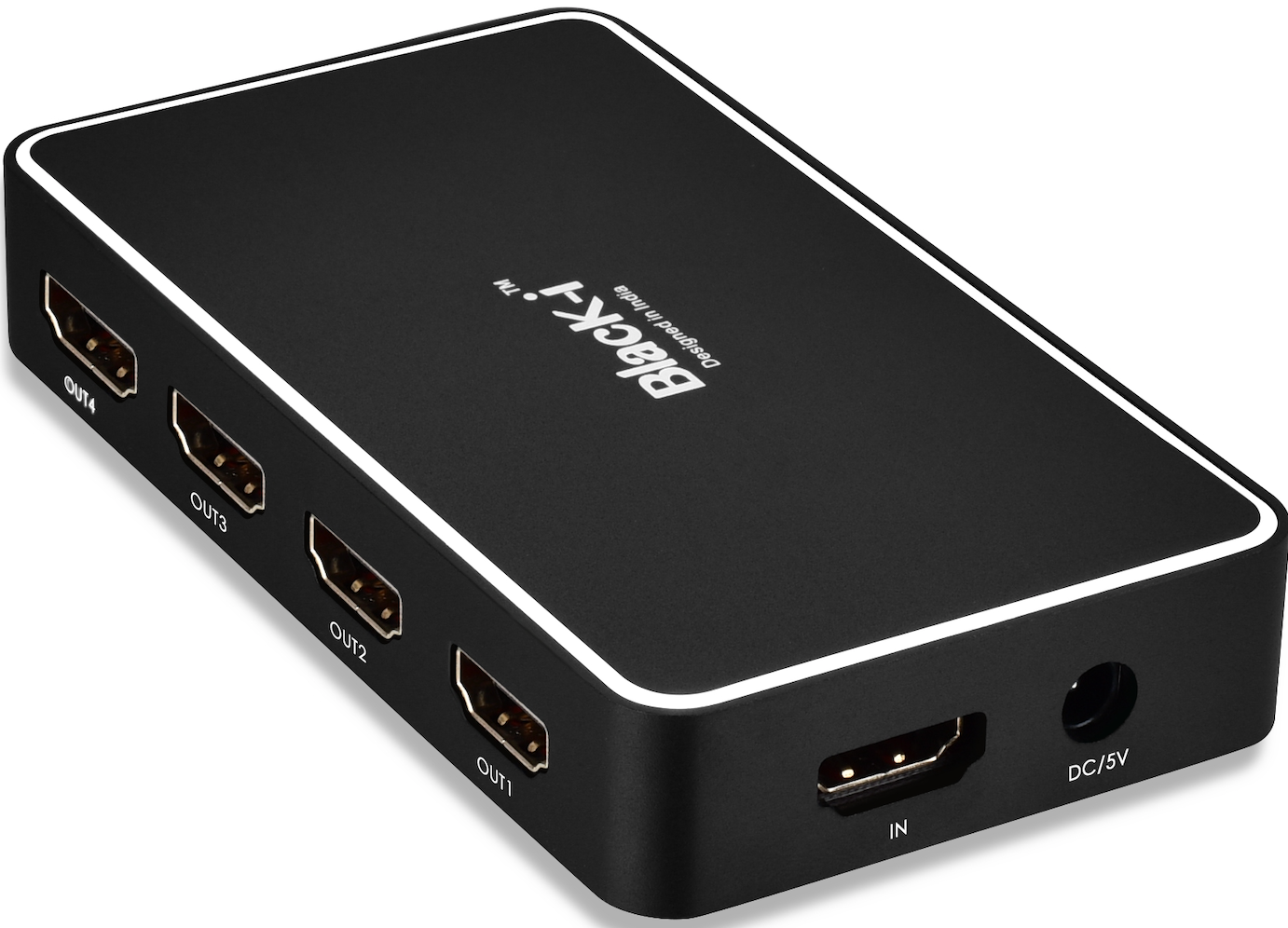 Black-i HDMI Splitter - 1 Input 4 Output 