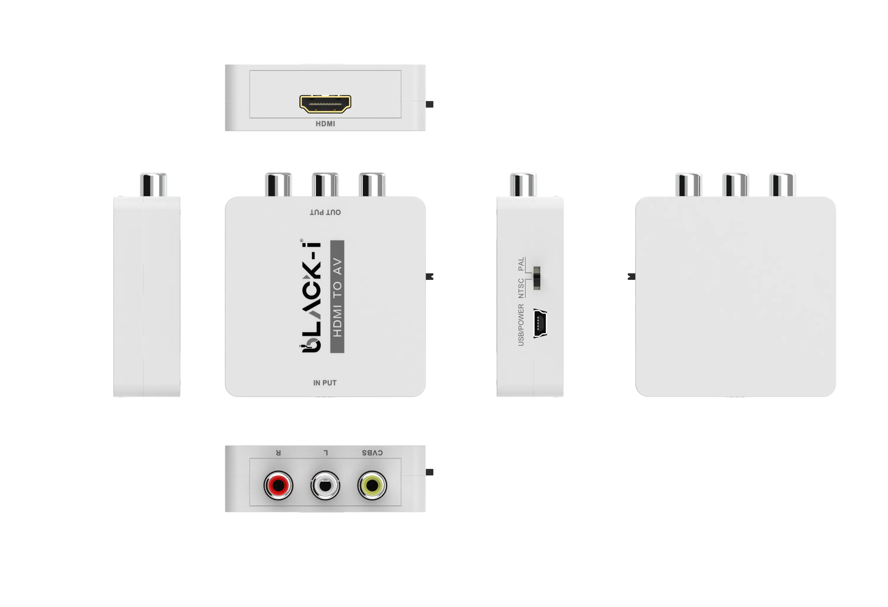 Black-i HDMI to AV Converter 