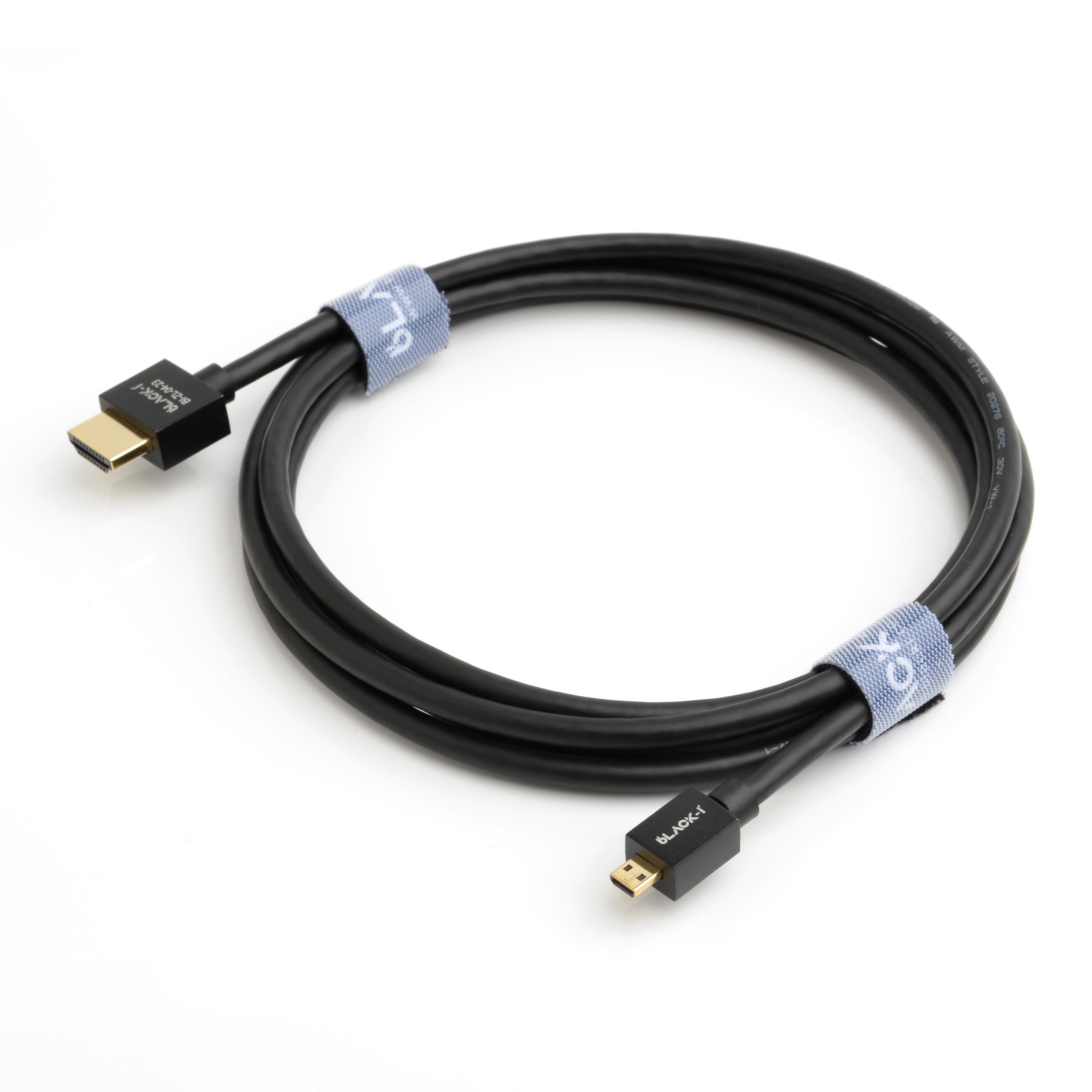 Black-i Micro HDMI to HDMI 4K Cable 2 Meter 