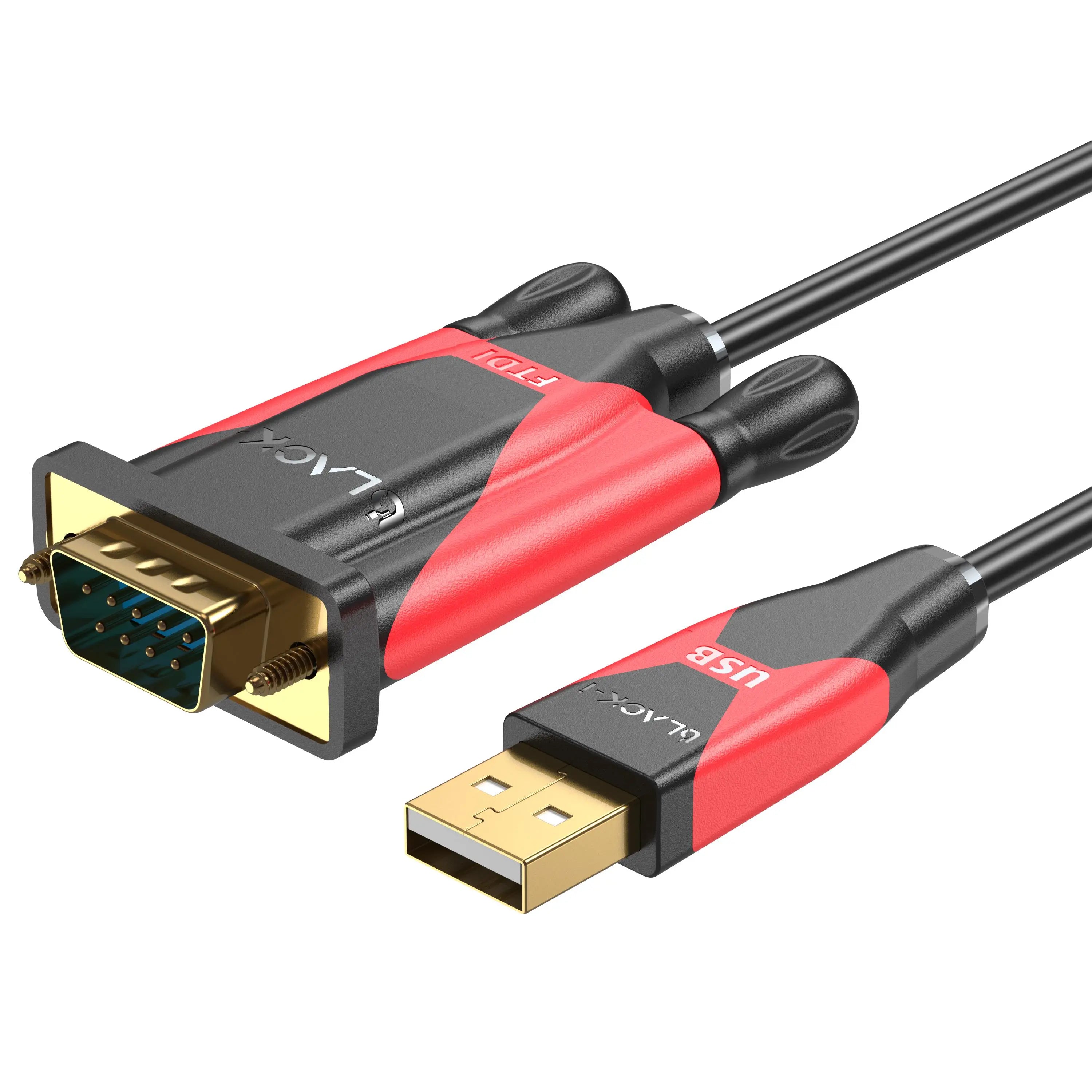 Black-i USB 2.0 to RS232 Male FTDI Cable 1.5 Meter 