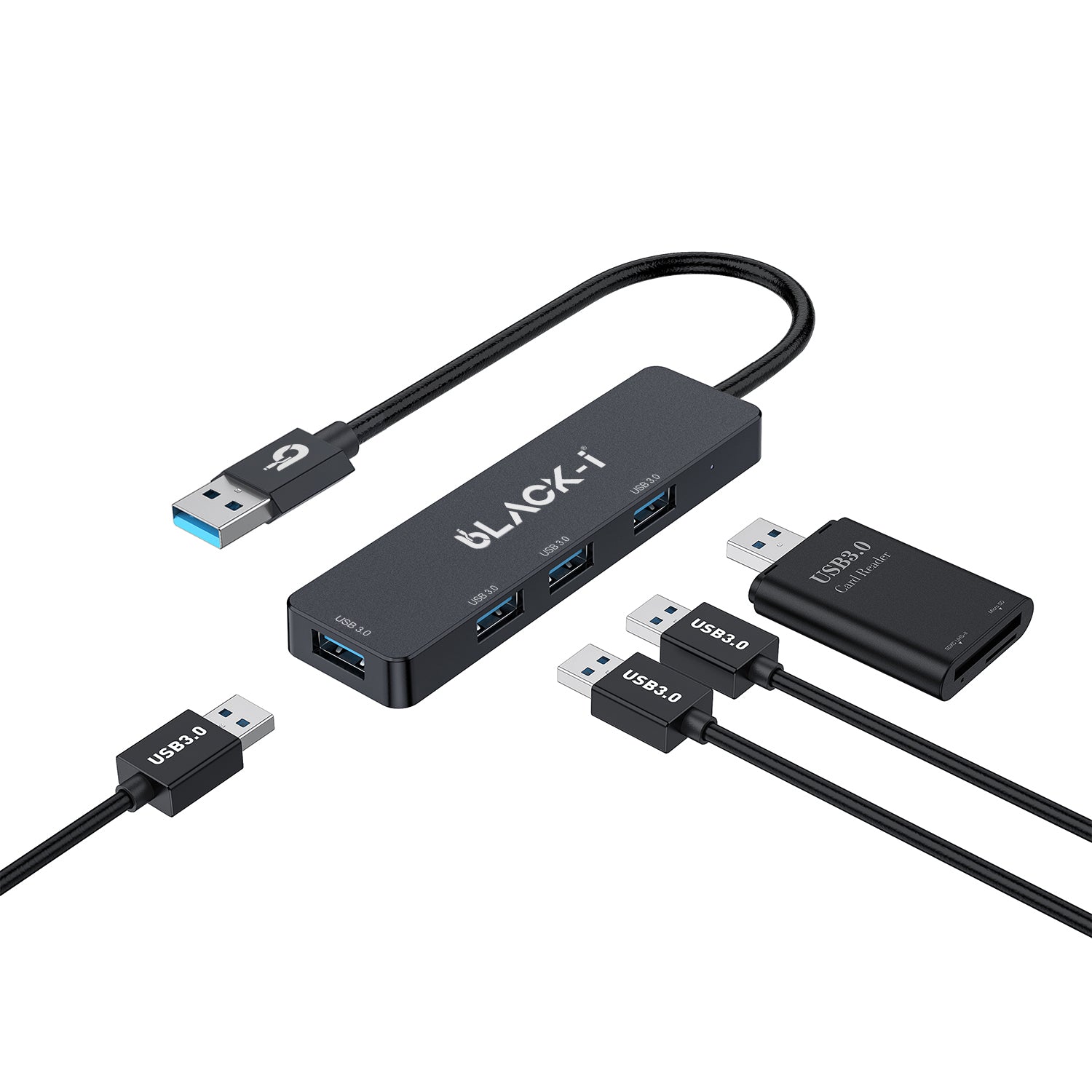 Black-i USB 3.0 4-Port Hub 