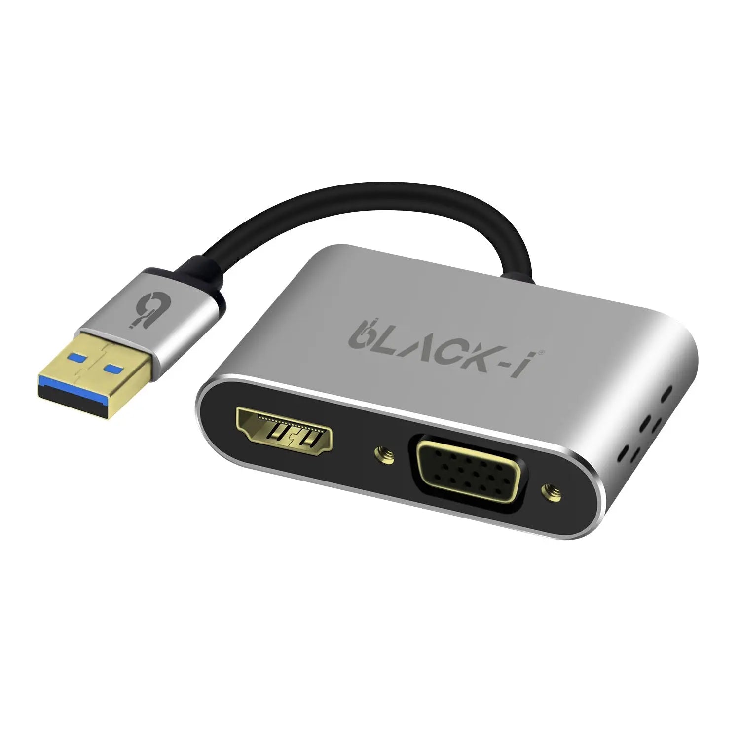 Black-i USB 3.0 to HDMI & VGA Converter 
