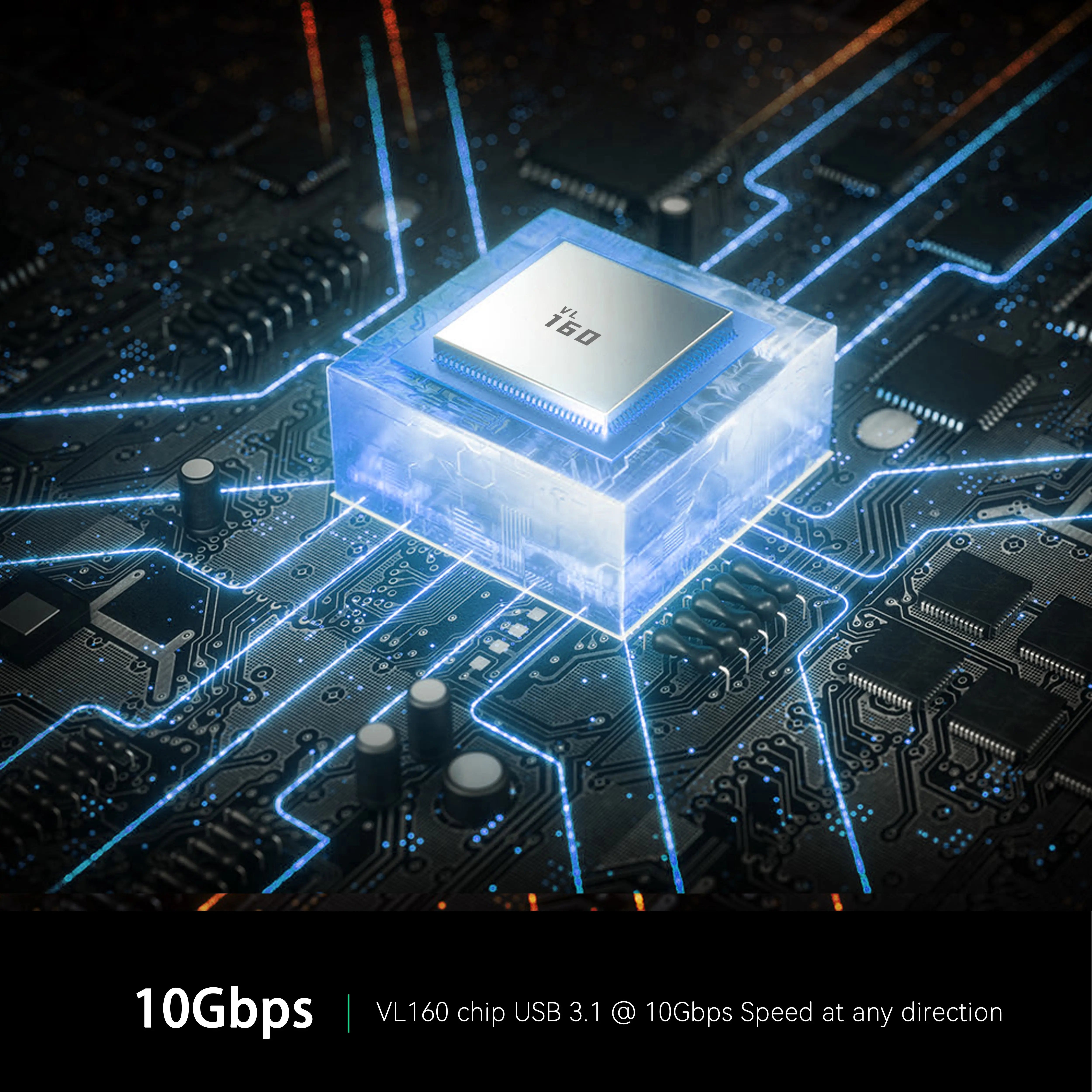 Black-i USB 3.1 Male to Type-C Female Converter 