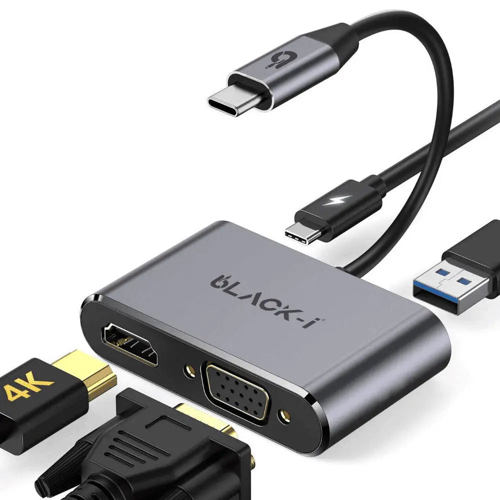 Black-i USB-C 4 in 1 Hub 