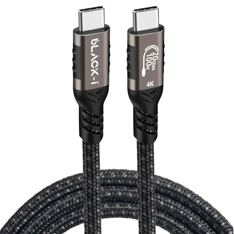 Black-i USB-C 4K Cable - 1.5 Meter Length with 20 Gbps 