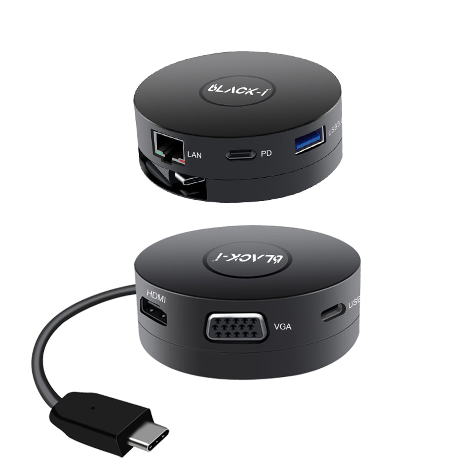Black-i USB-C 5 in 1 Docking hub 