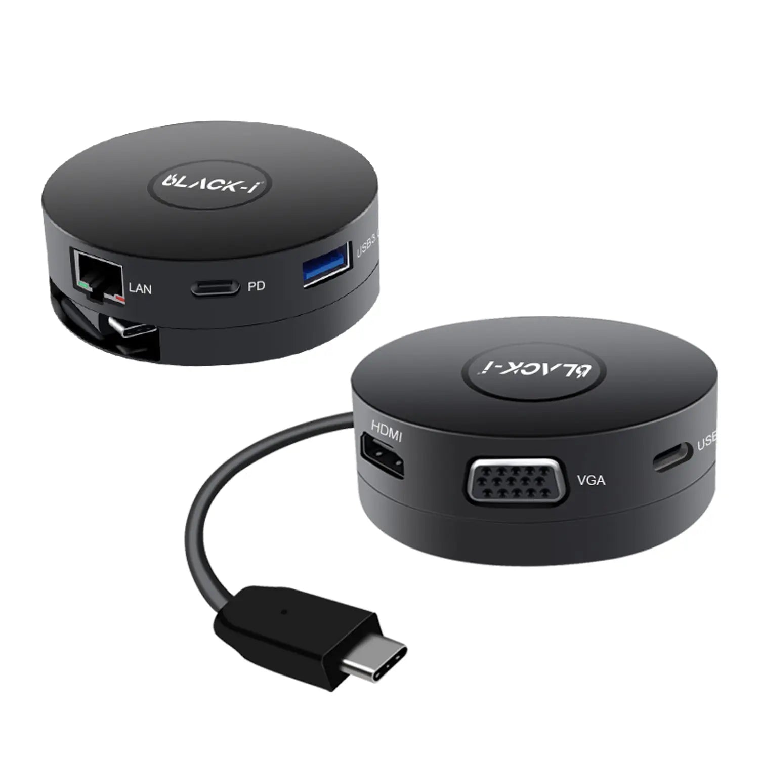 Black-i USB-C 5 in 1 Docking hub 
