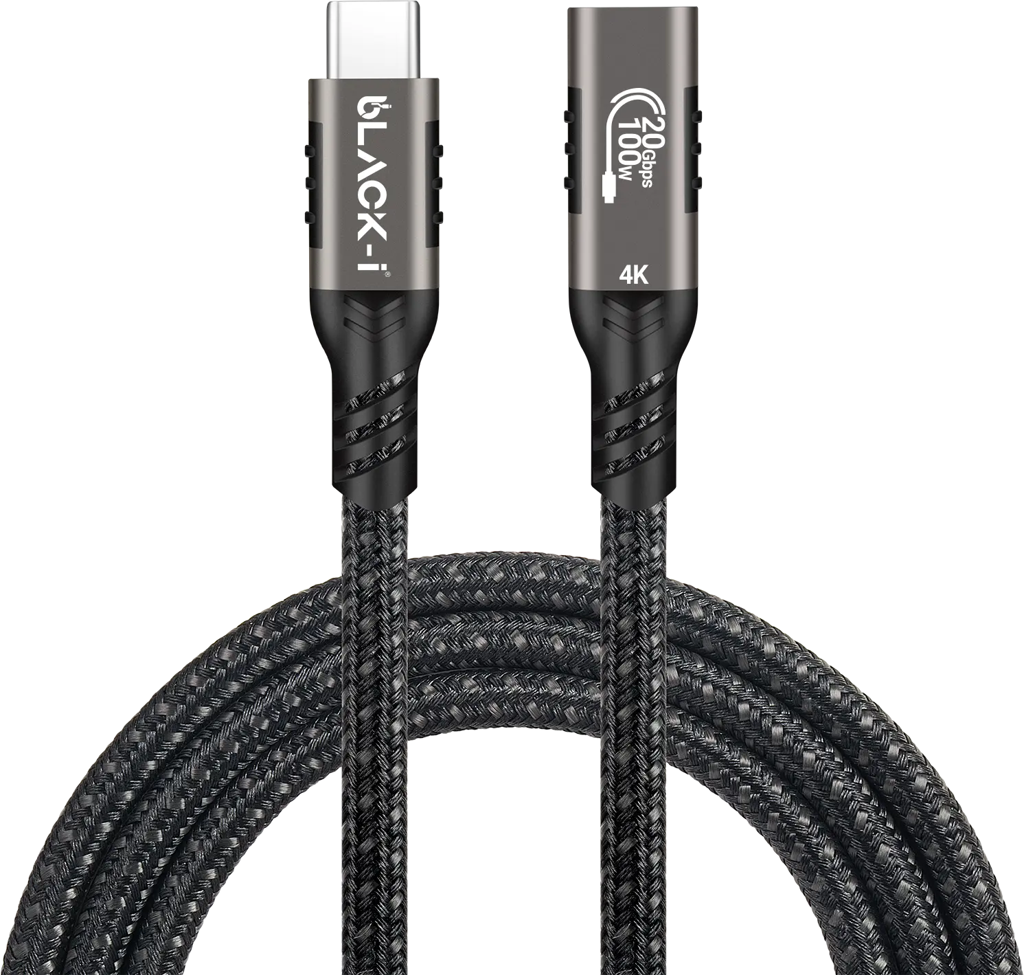 Black-i USB-C Extension 4K Cable 1.5 Meter 