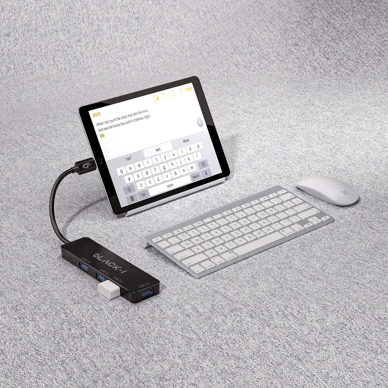 Black-i USB-C to 4-Port USB 3.0 Hub 