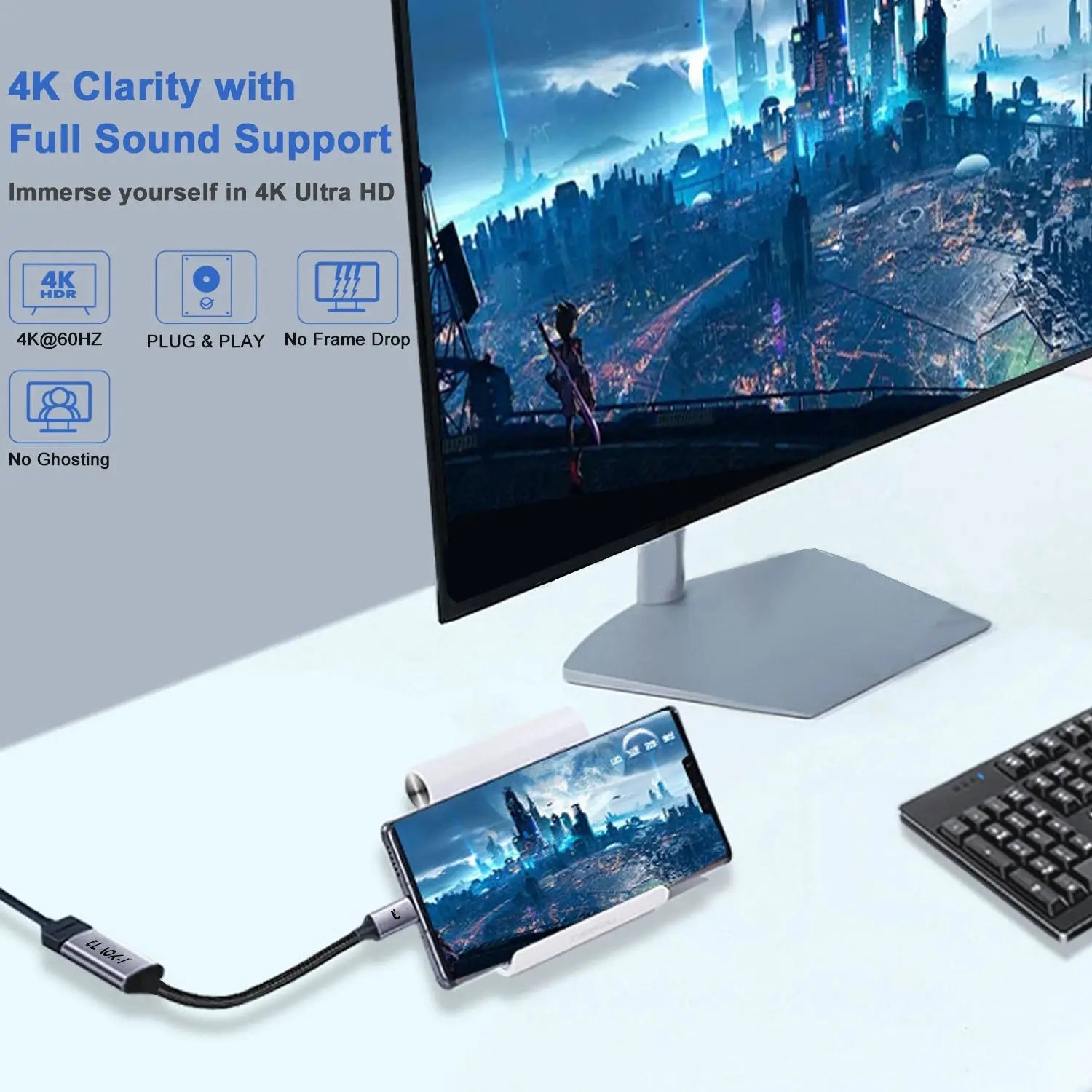 Black-i USB-C to HDMI 4K Converter 