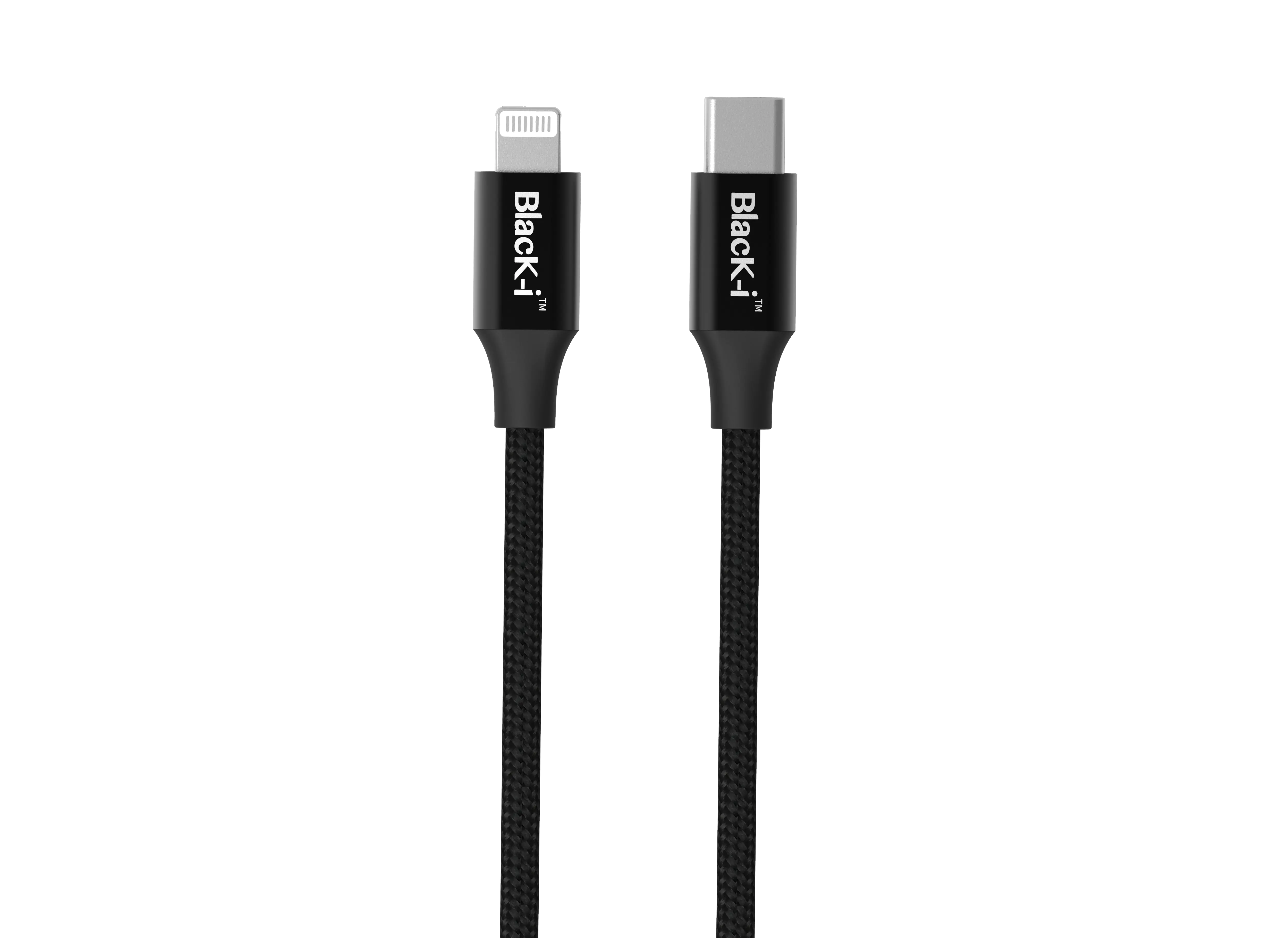 Black-i USB-C to Lightning MFI Certified Cable 2 Meter 