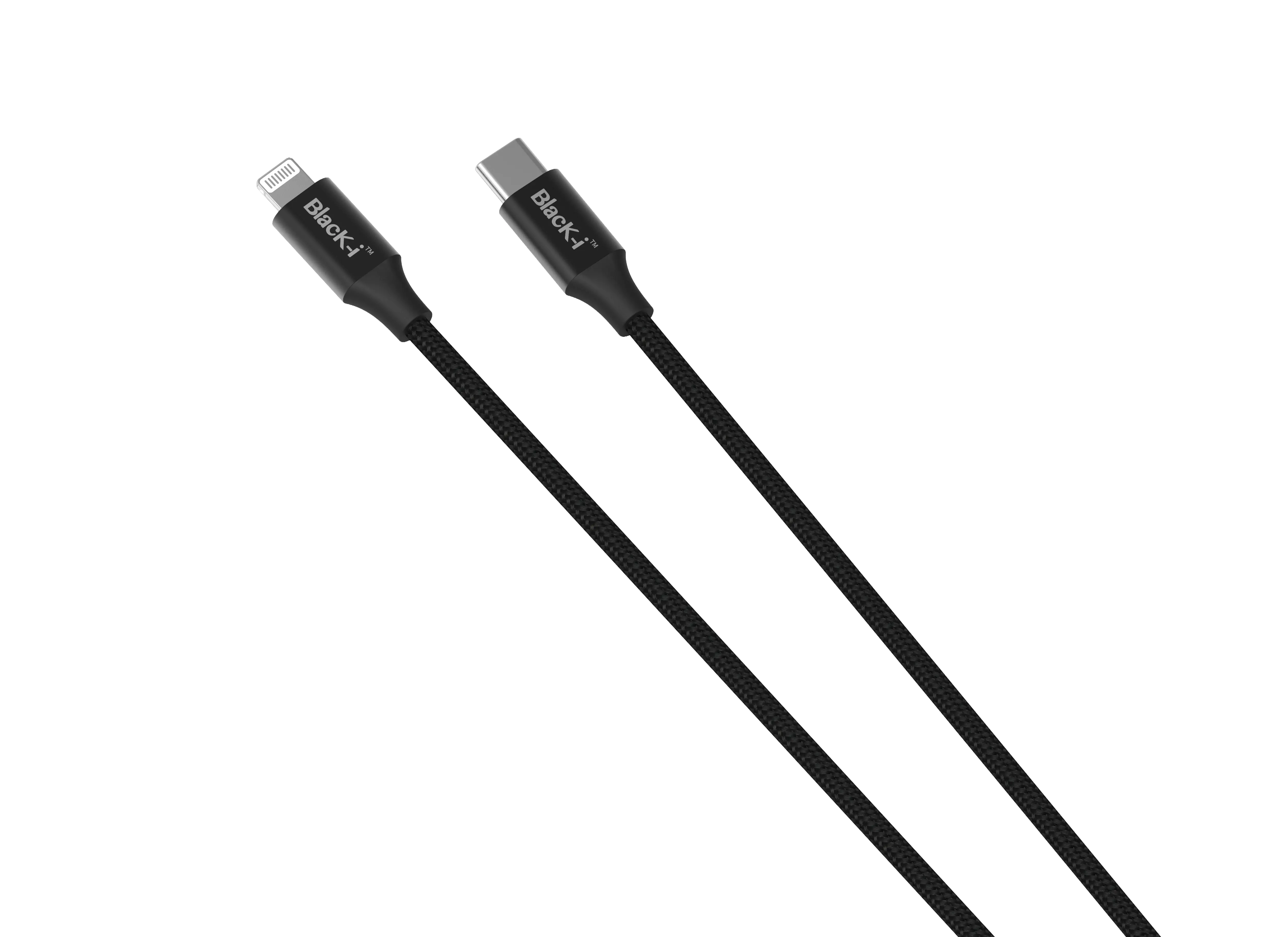 Black-i USB-C to Lightning MFI Certified Cable 2 Meter 