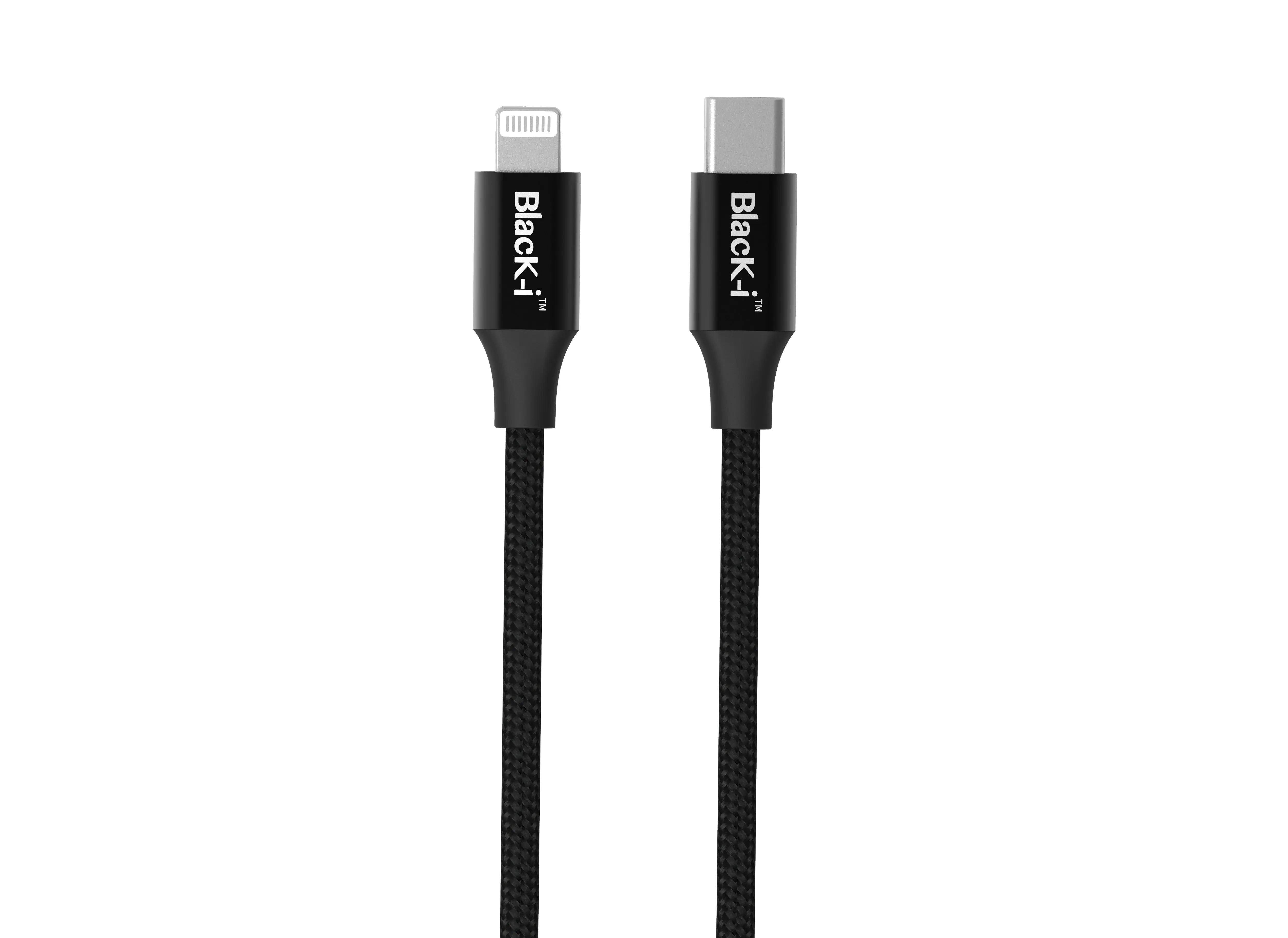 Black-i USB-C to Lightning MFI Certified Cable 2 Meter 