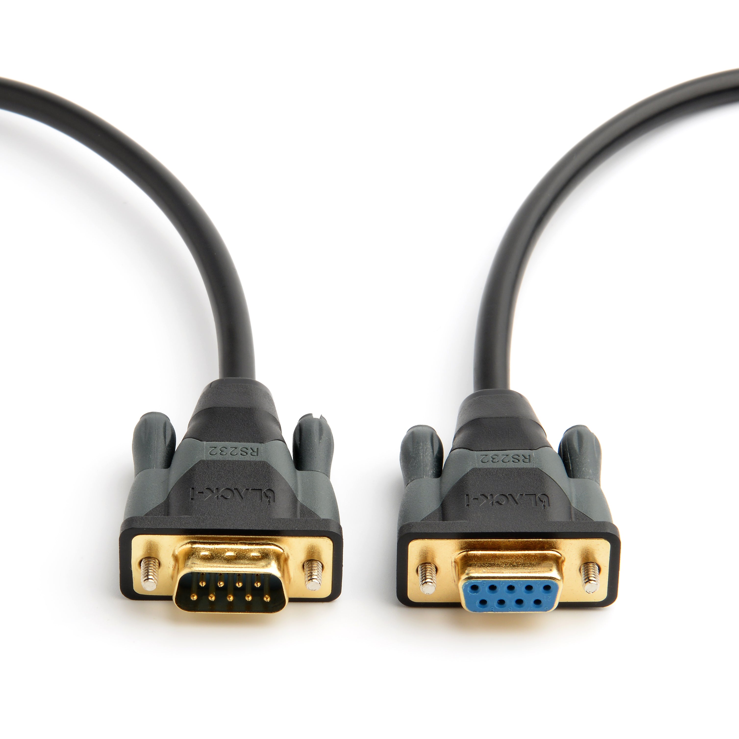 Black-i Serial Male to female RS232 Cable 